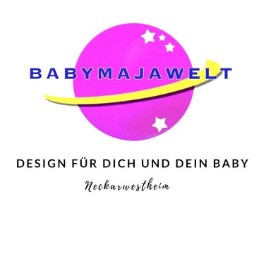 Bettrolle Babybett Nestchen Schlange, Wickeltischumrandung BiG Stars blau, Babymajawelt, Lagerungshilfe im Schlaf, Sitzen, Liegen oder Entspannen. Made in EU