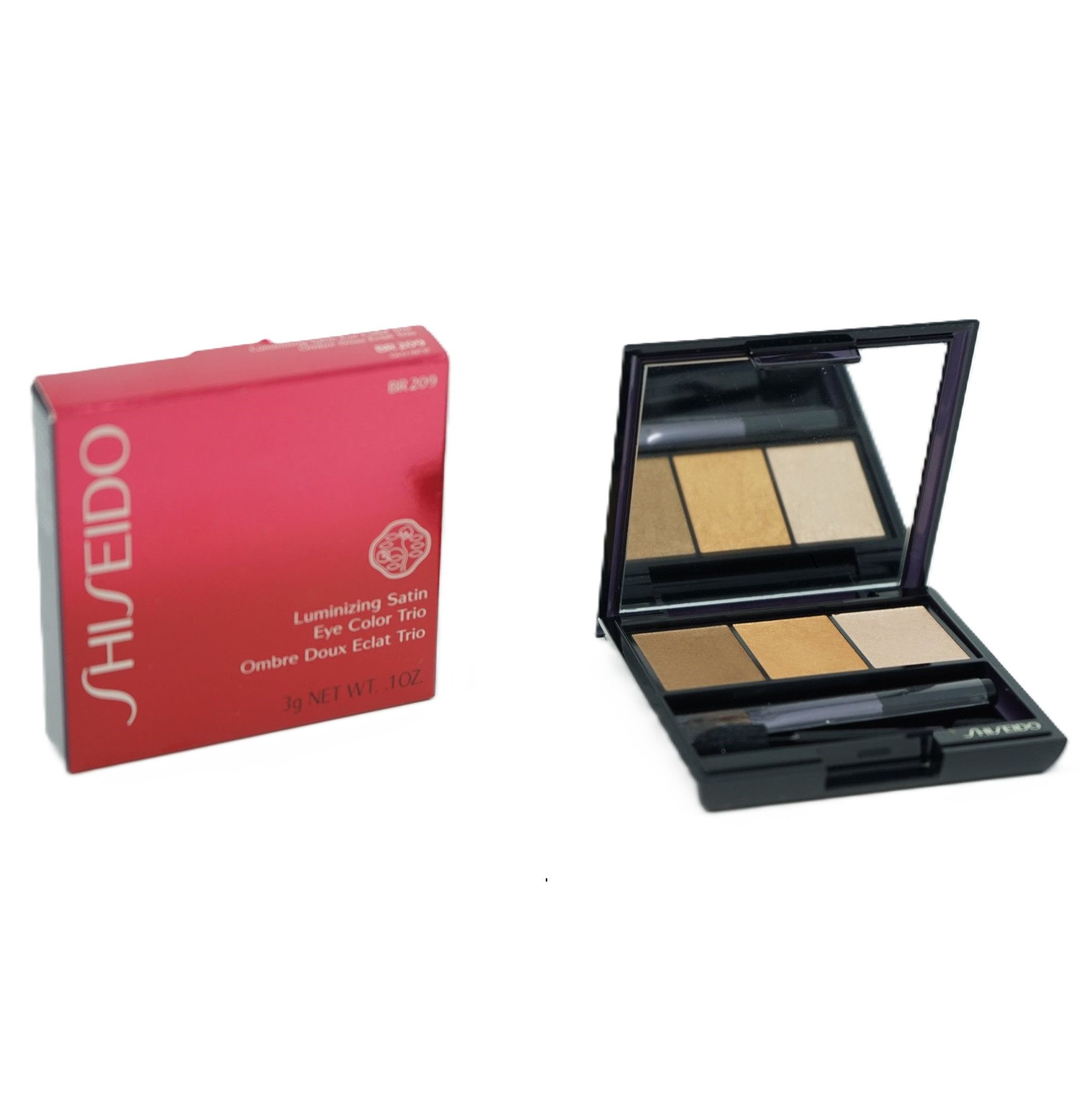 SHISEIDO Lidschatten Shiseido Luminizing Satin Eye Color Trio Lidschatten BR209, 3 g