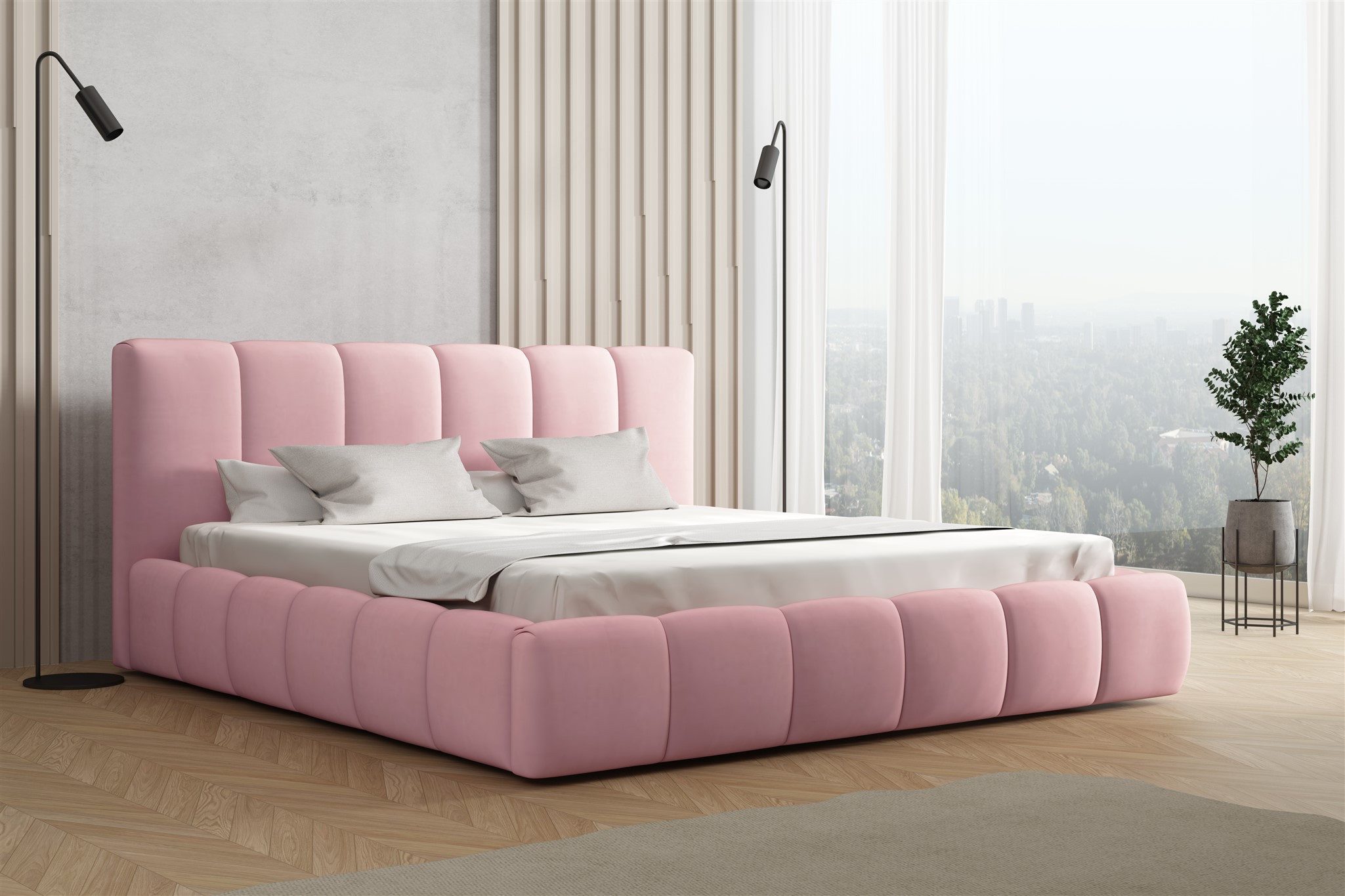 Fun Möbel Polsterbett Doppelbett GIULIA in günstig online kaufen