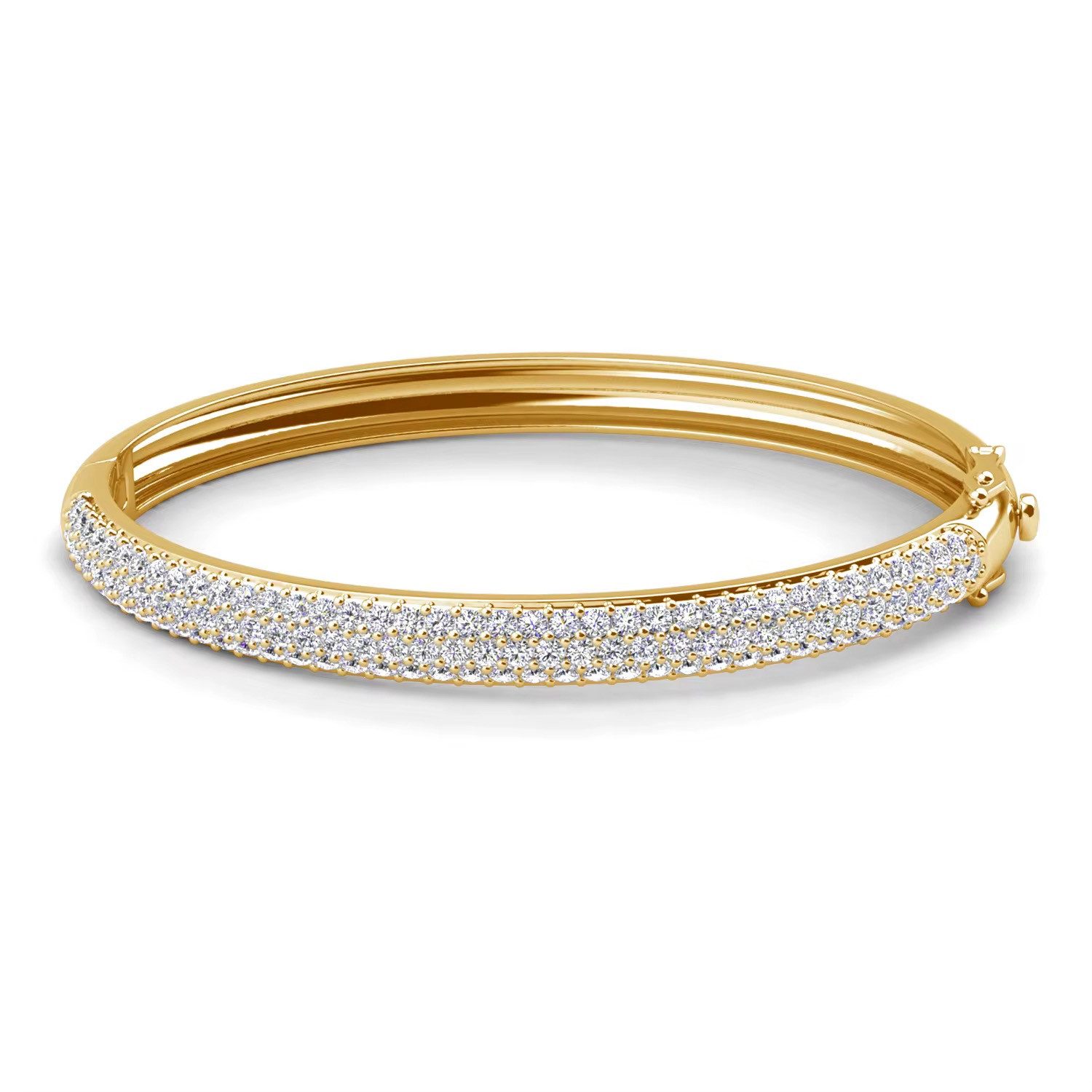 ROUGEMONT Armreif Funkelnder Zirkonia Damen Amreif Hypoallergen 18K Vergold günstig online kaufen