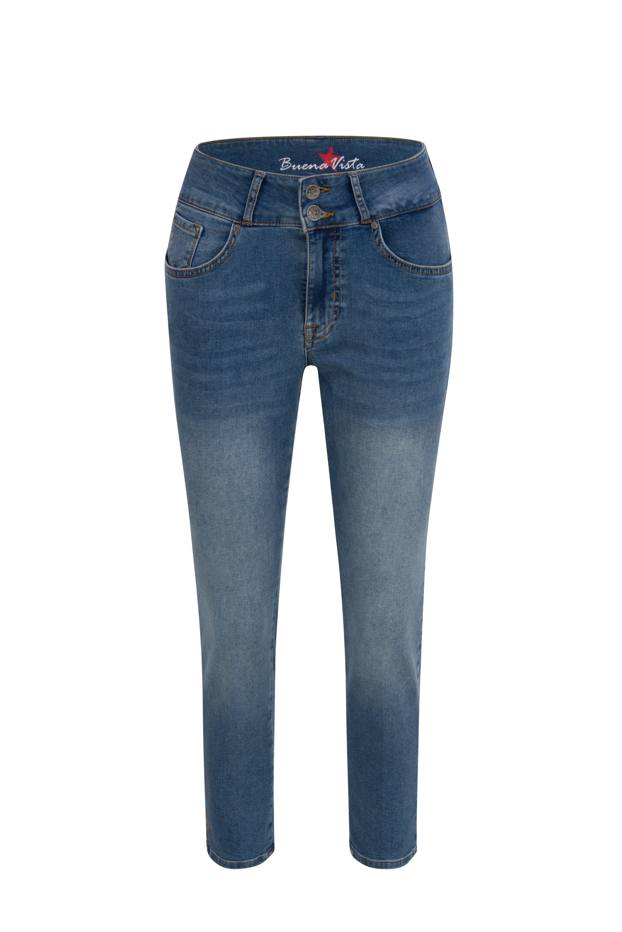 Buena Vista Stretch-Jeans BUENA VISTA TUMMYLESS 7/8 middle blue 2107 J5658 212.4205 - Stretch