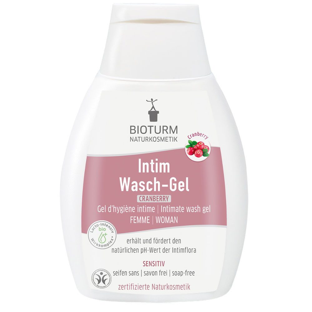 Bioturm Intimpflege Intim Wasch Gel Cranberry, 250 ml
