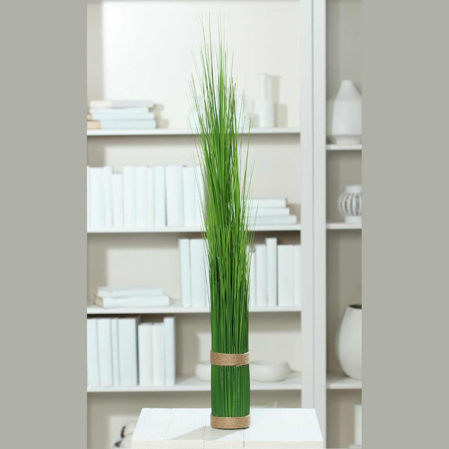 Kunstgras Gräser Stehgras, DPI, Höhe 90 cm, Farbe: Grün