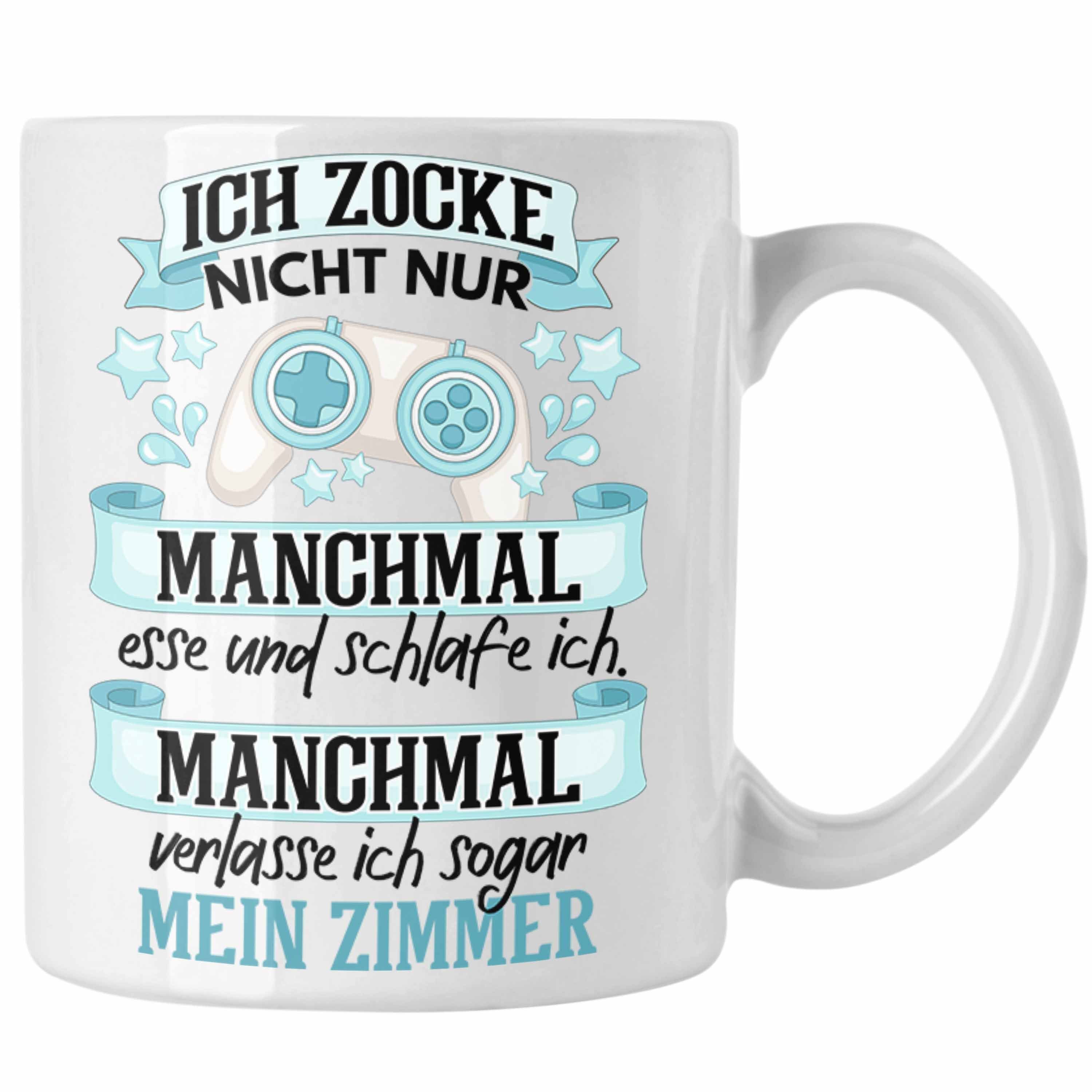 Trendation Tasse Trendation - Zocker Video Gamer Tasse Geschenk Games PC Lustige Gaming