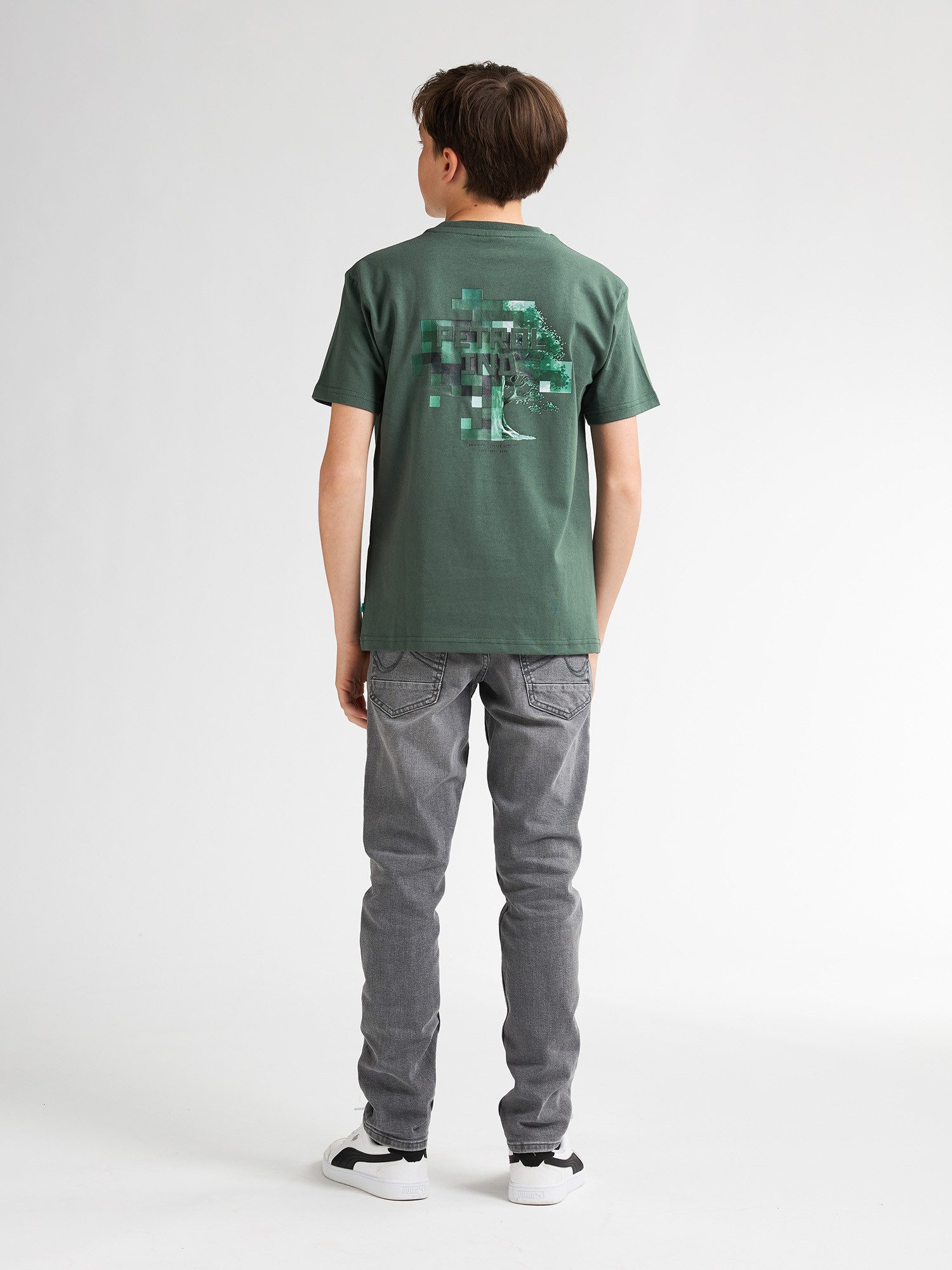 Petrol Industries T-Shirt Rückenprint T-Shirt Acadia