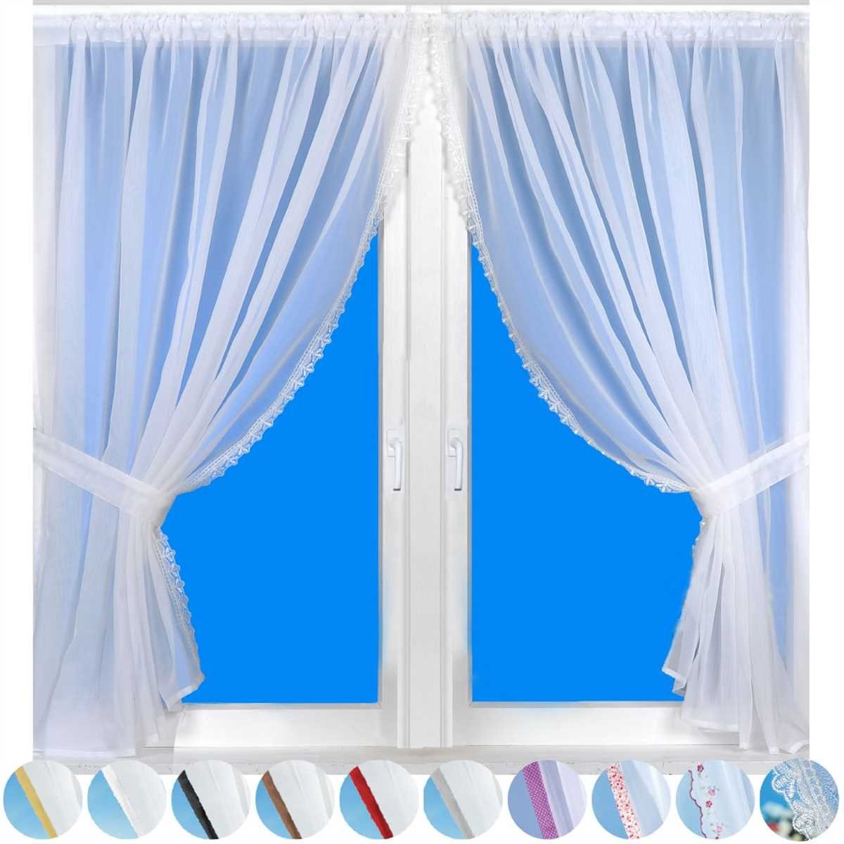 Arsvita Vorhang, Stangendurchzug, transparent, Gardinenset (2 günstig online kaufen