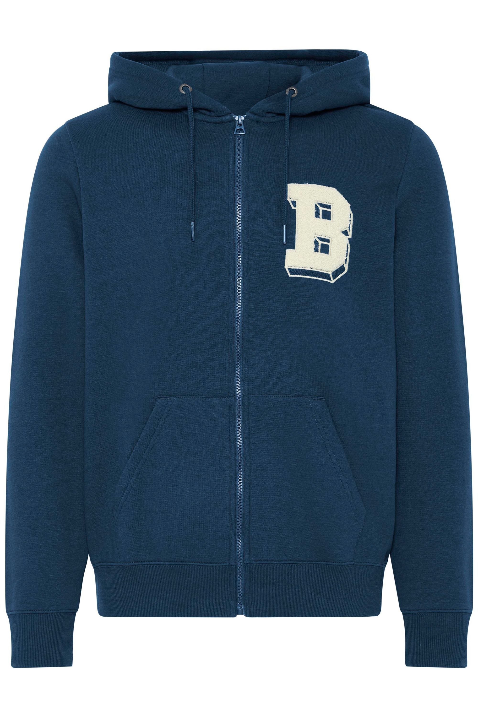 Blend Kapuzensweatjacke BHBadel Gemütliche Sweatjacke mit Kapuze und Stickerei – Bild 2 von 5