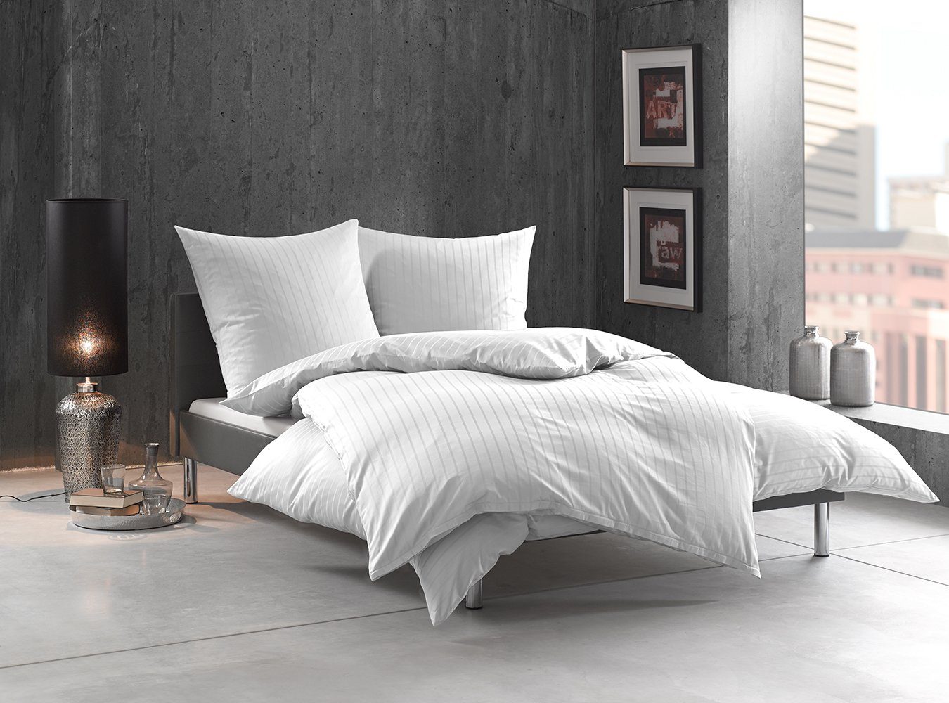 BETTWAESCHE-MIT-STIL Bettwäsche Mako Satin Damast Bettwäsche günstig online kaufen