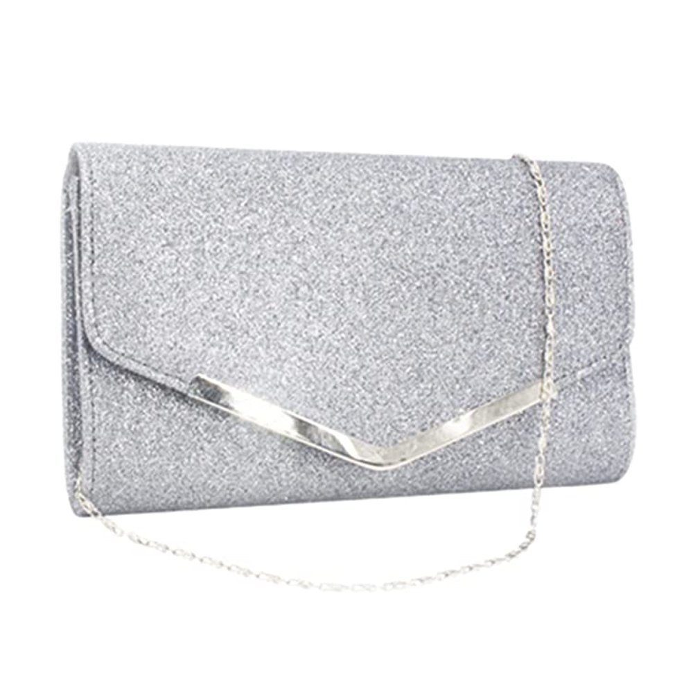 Abendtasche Frauen Glitter Umschlag Clutch Tasche
