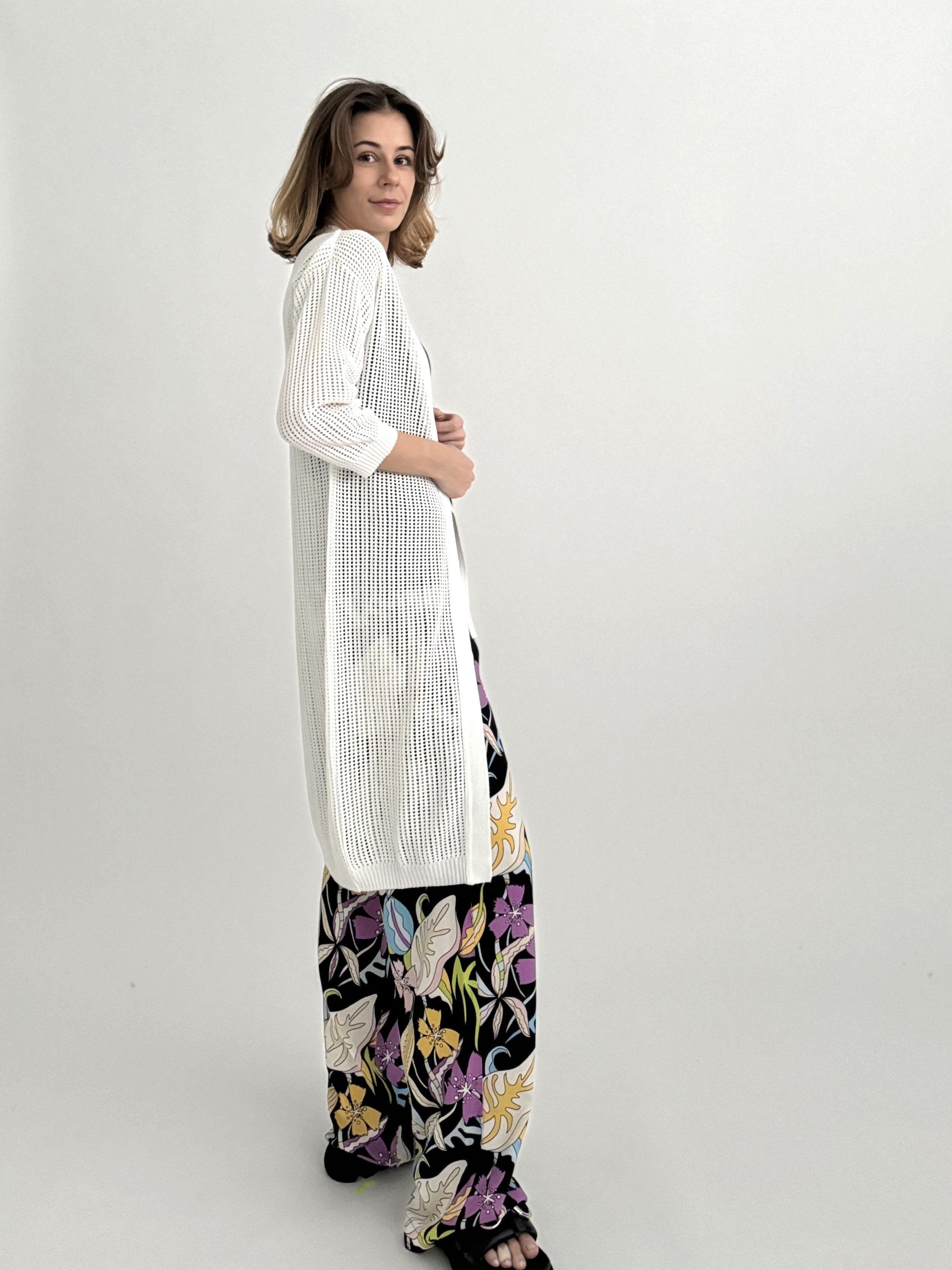 Ajourstrickjacke