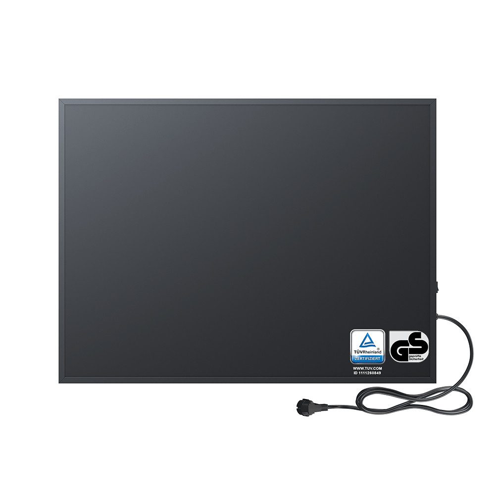 Bringer Infrarotheizung Wandheizung, 300-1200 Watt mit Thermostat Elektroheizung Schwarz