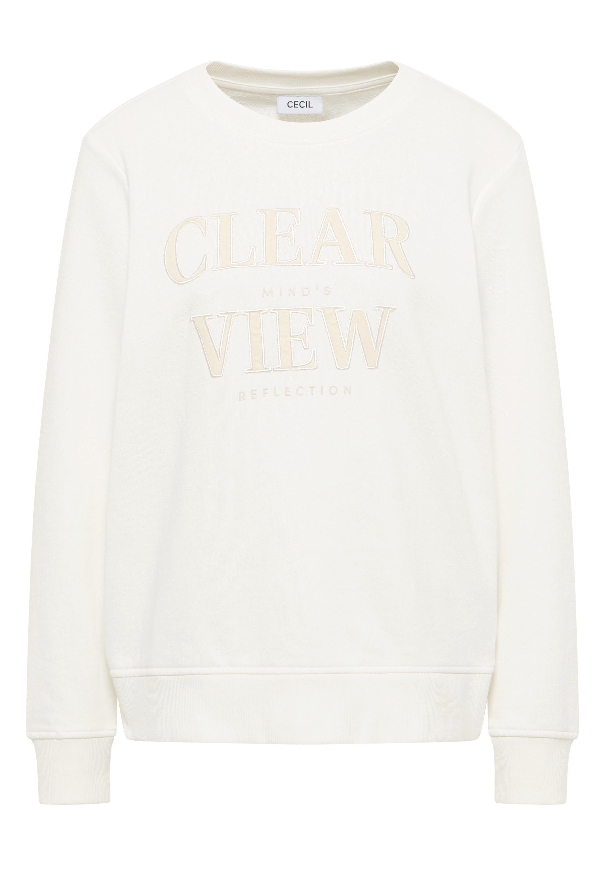 CECIL Sweatshirt Sweatshirt mit Wording (1-tlg) günstig online kaufen
