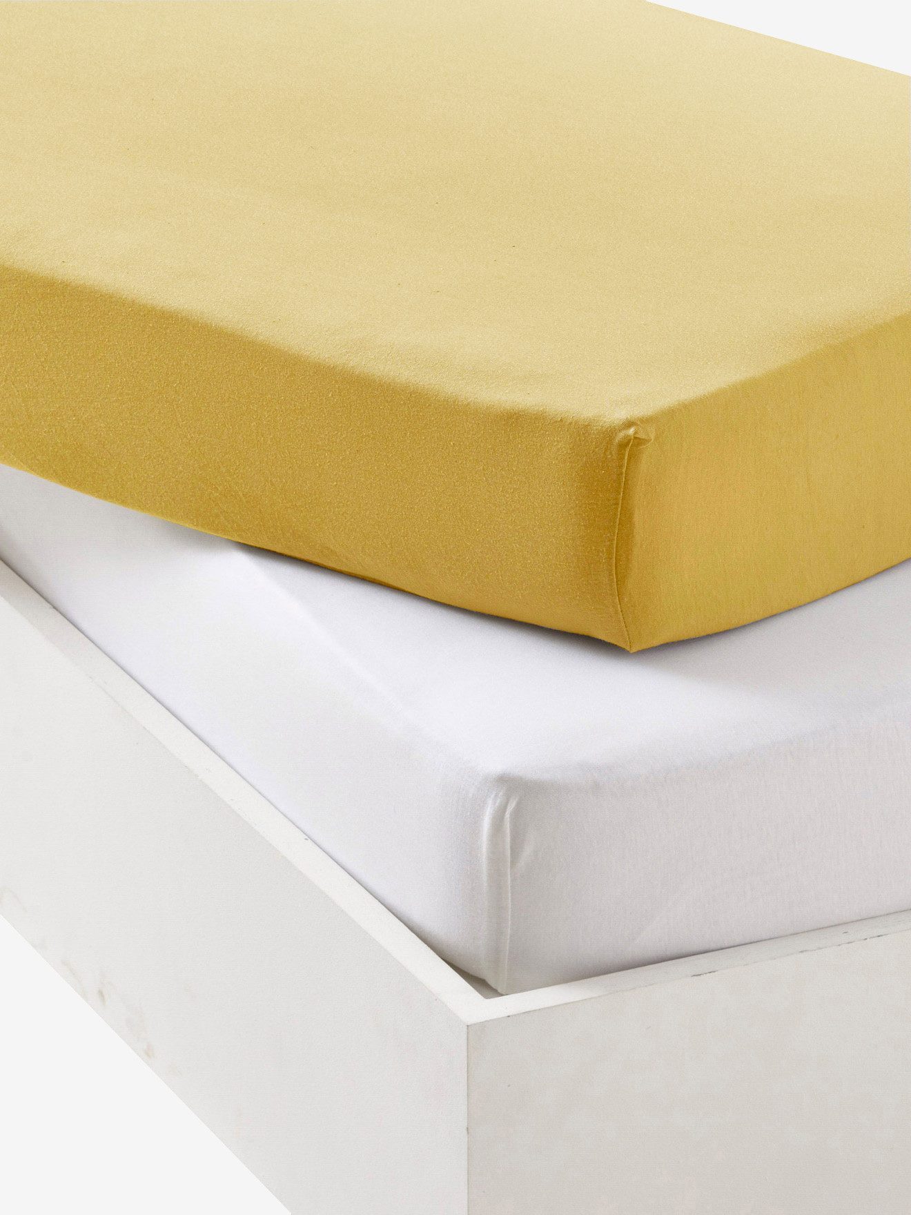 vertbaudet Spannbettlaken 2er-Pack Baby Spannbettlaken, Jersey günstig online kaufen