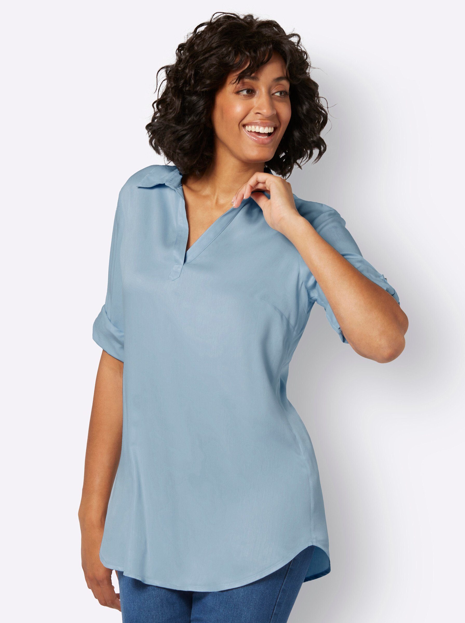 Witt Klassische Bluse Longbluse . günstig online kaufen