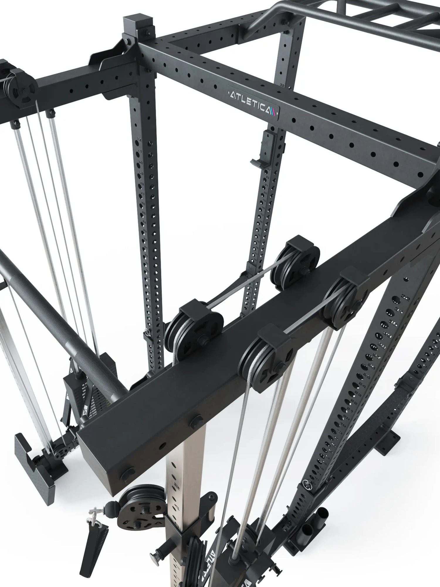 ATLETICA Power Rack R8-Duality PRO Medium, Full Rack 78 cm Käfigtiefe