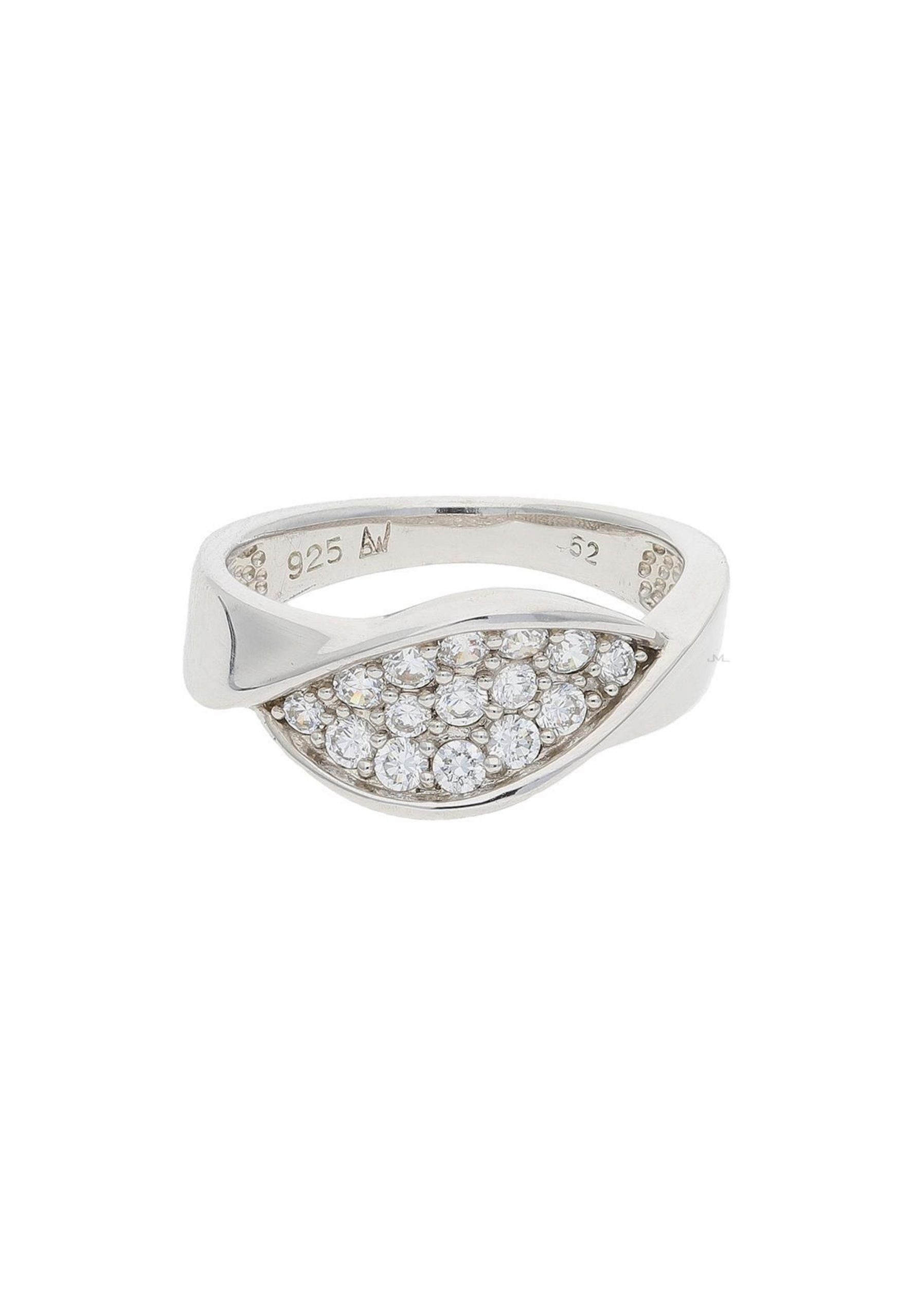 JuwelmaLux Silberring Ring Silber Fingerring Silberring inkl. Schmuckschachtel (1-tlg), 925/000, Damen Zirkonia Silber