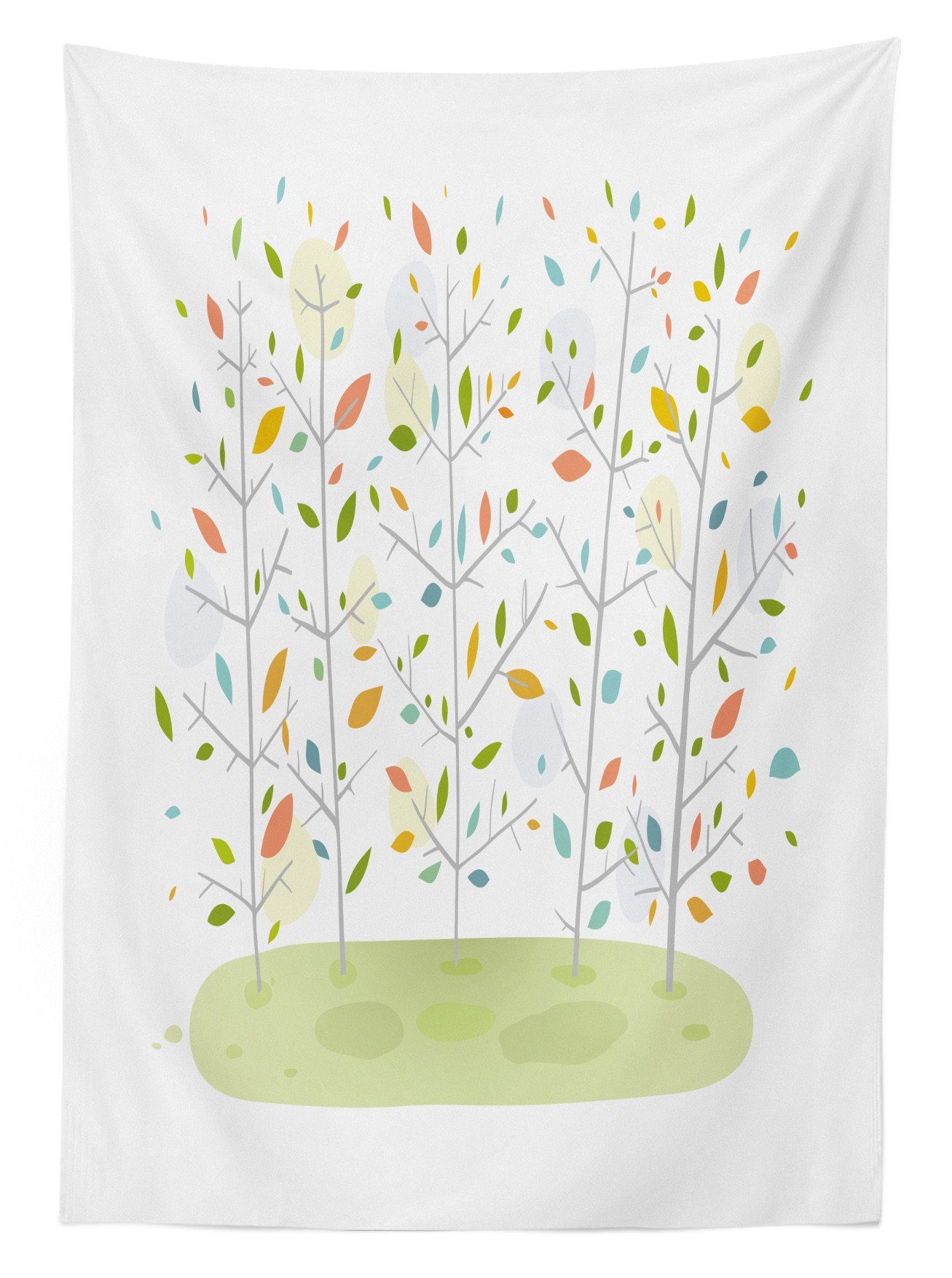 Wald den Baby-Baum-Garten-Yard-Frühling Klare Farben, Bereich Waschbar Tischdecke Für Farbfest geeignet Abakuhaus Außen
