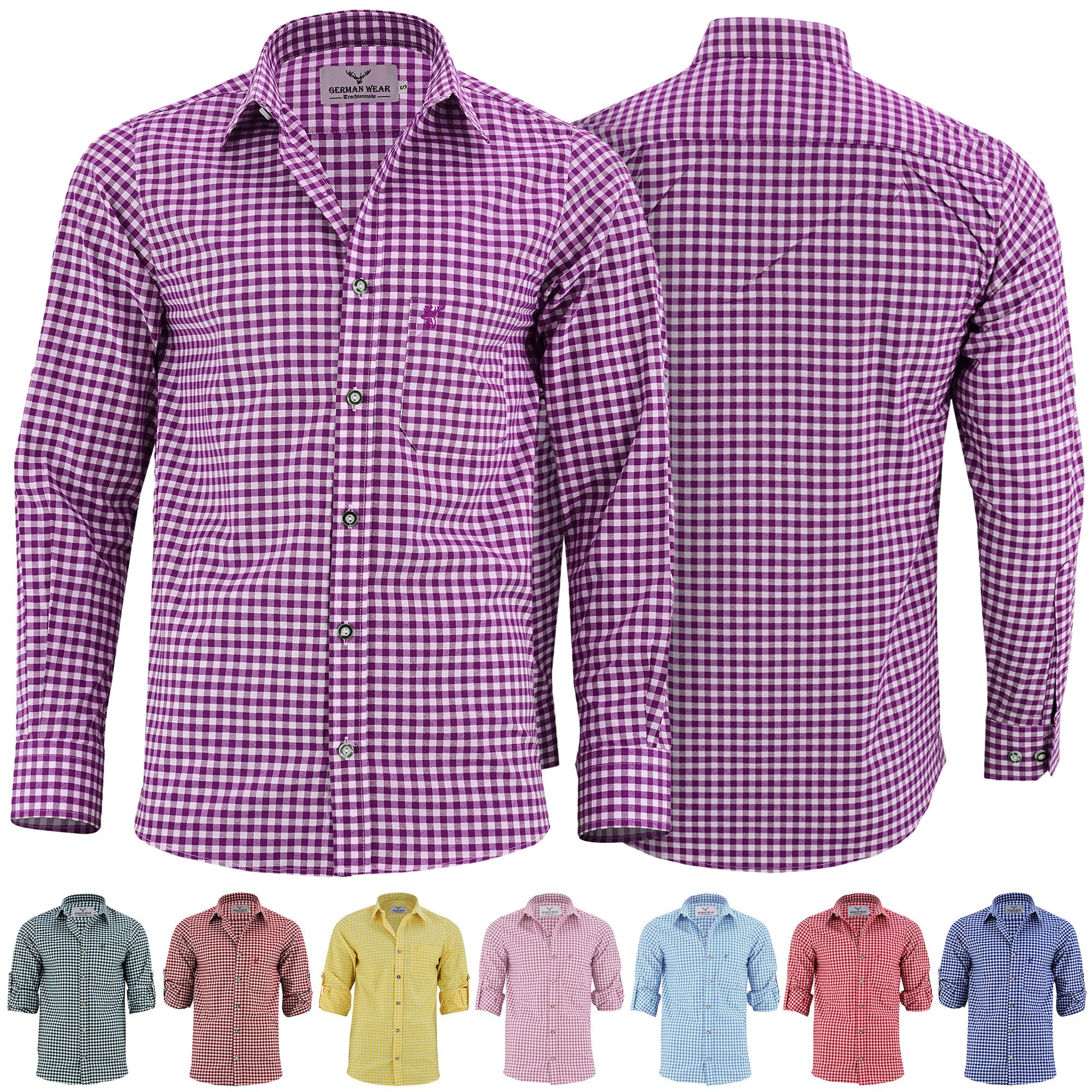 German Wear Trachtenhemd GW120x Trachtenhemd Langarm günstig online kaufen