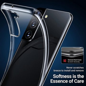 CoolGadget Handyhülle Transparent Ultra Slim Case für Samsung Galaxy S22 6,1 Zoll, Silikon Hülle Dünne Schutzhülle für Samsung S22 5G Hülle