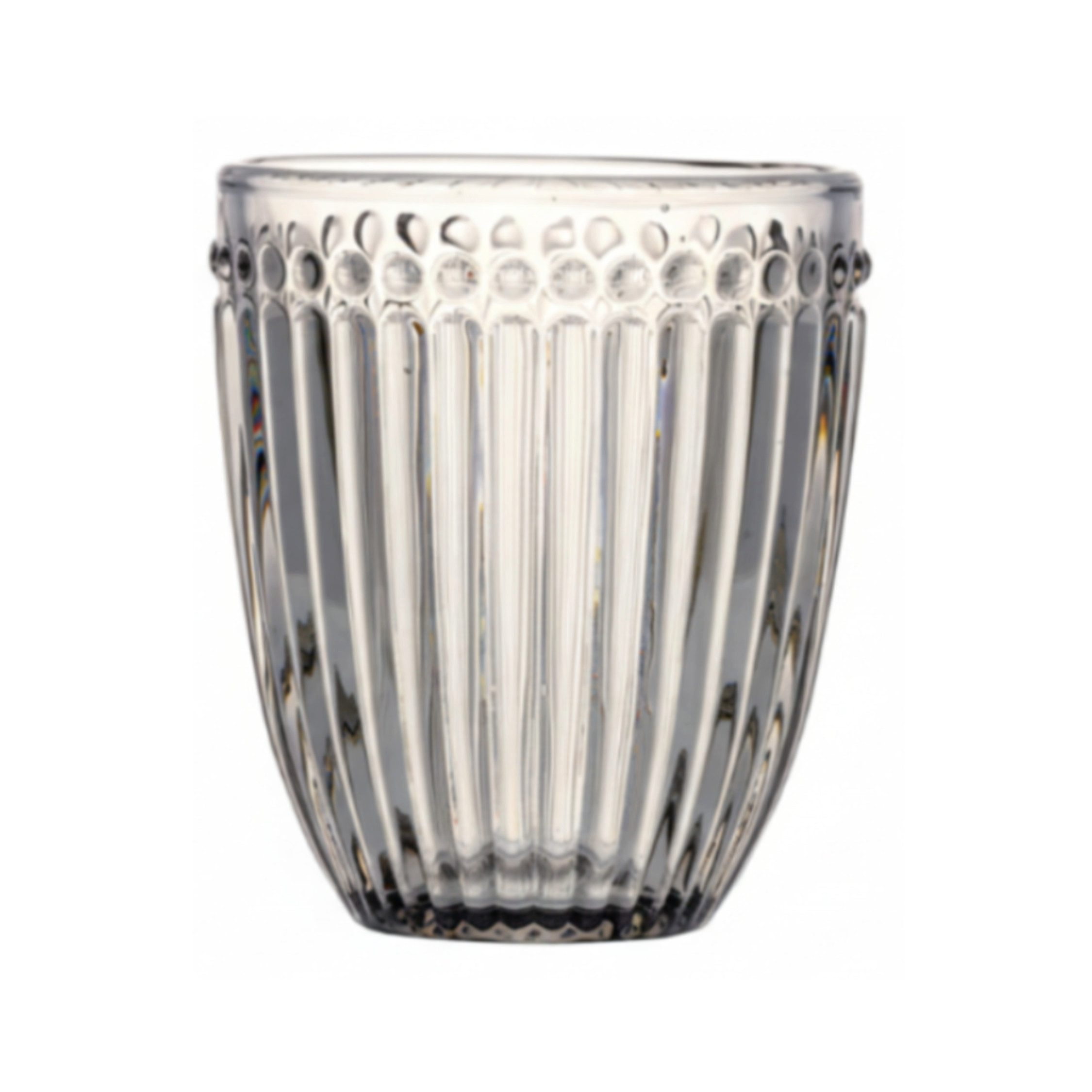 Greengate Glas GreenGate Wasserglas Alice Grau