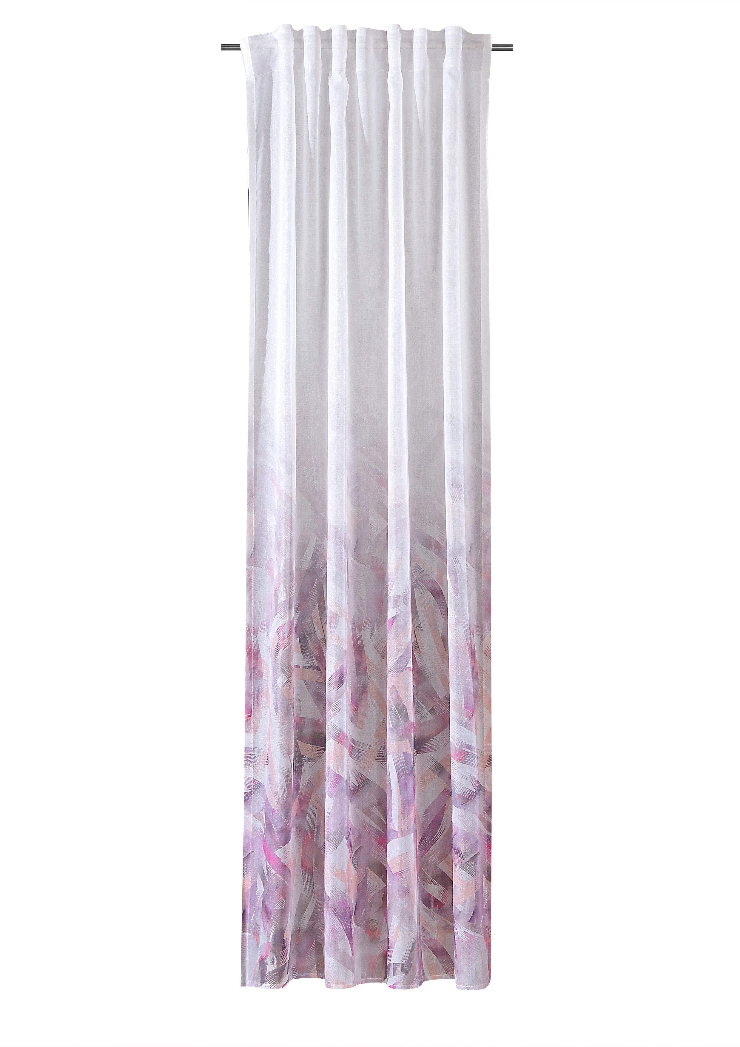 Verdi Vorhang Schal mit verdeckten Schlaufen Nele 140 x 245 cm (1 St), Multifunktionsband, halbtransparent