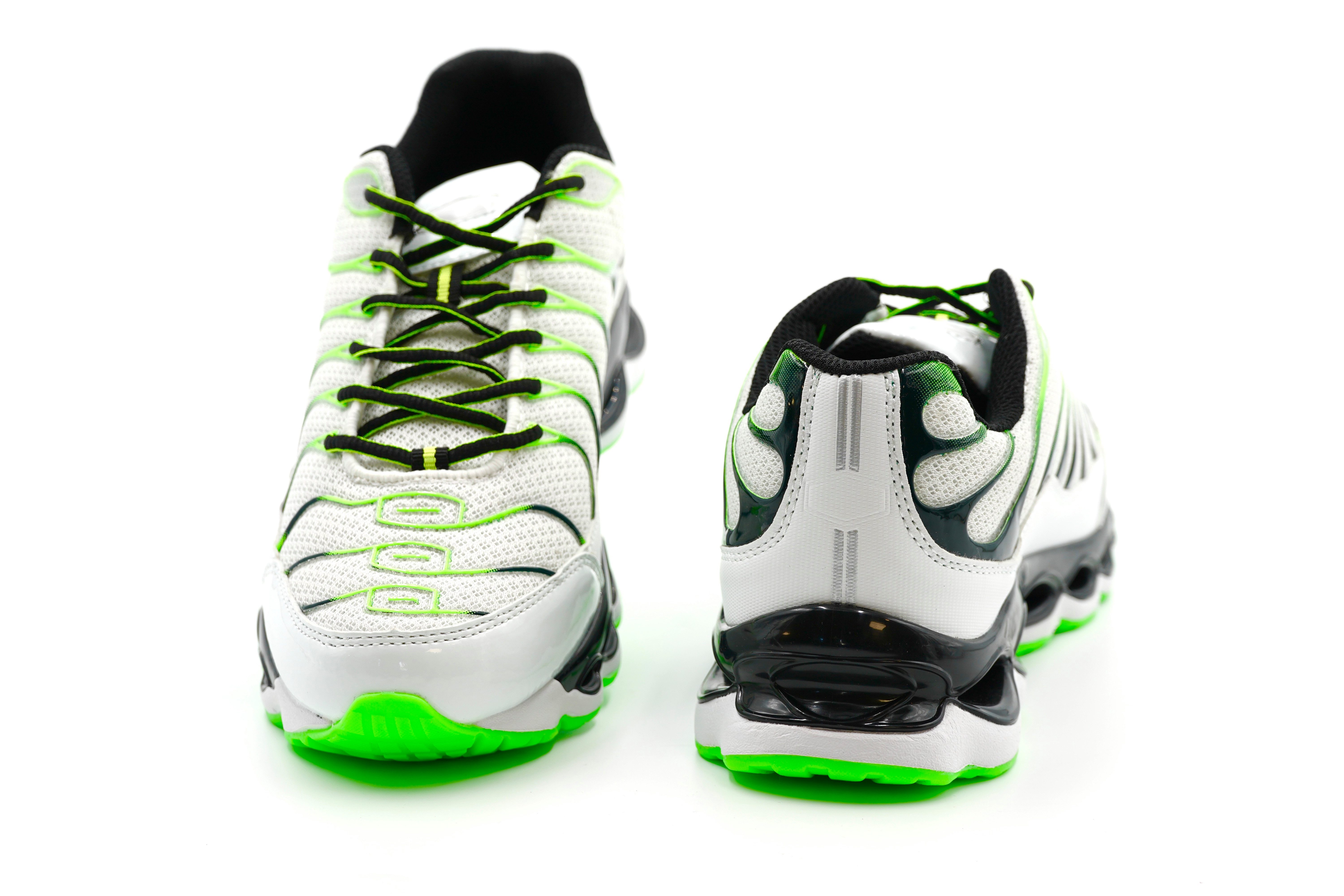 Sonderpostendiscount Herrenschuhe Sneaker C1001-19 White/Green mit günstig online kaufen