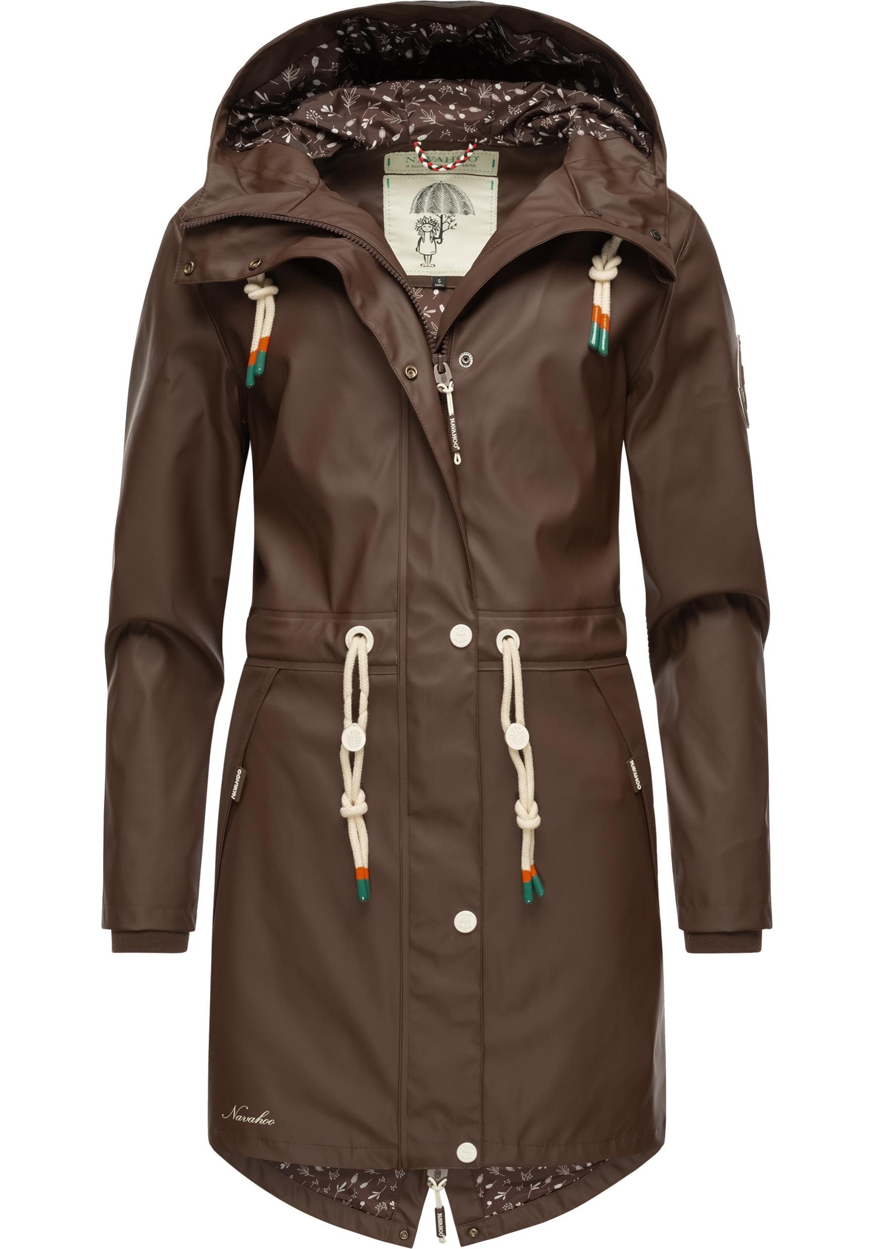 Navahoo Regenjacke Tropical Stormoo Wasserdichter Damen Outdoor Regenmantel