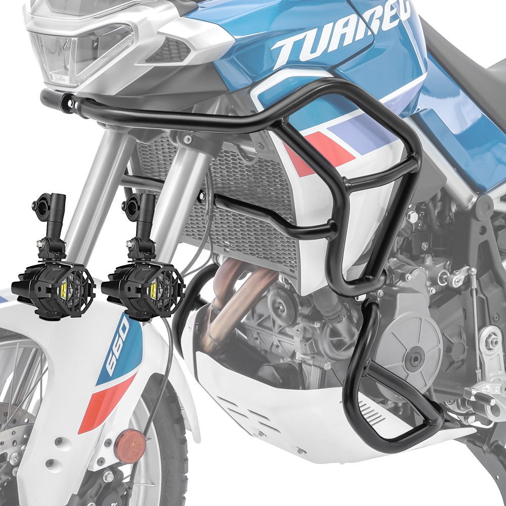 Motoguard Motor-Schutzhülle Set Sturzbügel + Scheinwerfer für Aprilia Tuareg 660 22-26 schwarz
