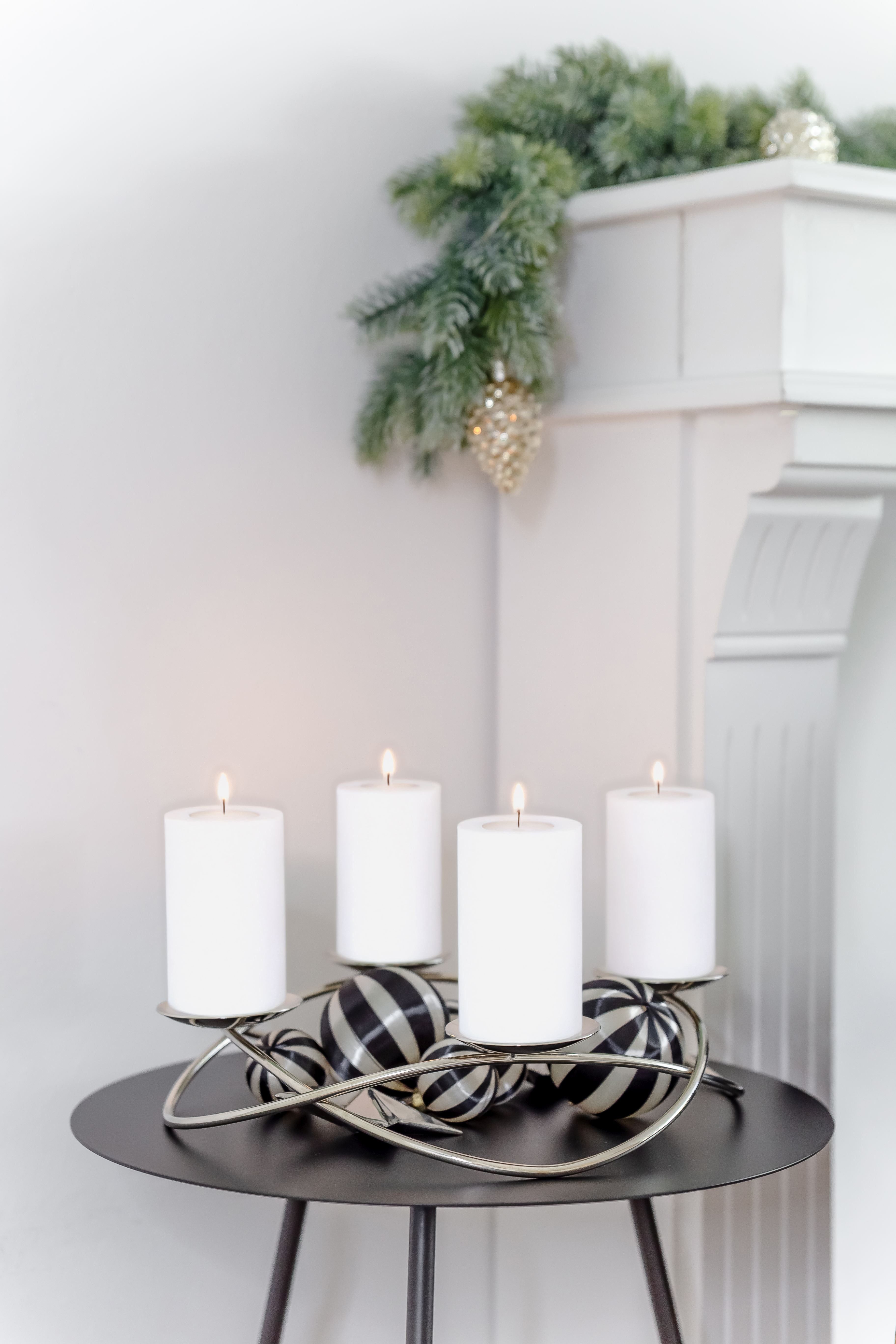 EDZARD Stumpenkerze Cornelius Ø 6 cm, (H 8 cm) Stumpenkerzen-Optik, Dauerke günstig online kaufen