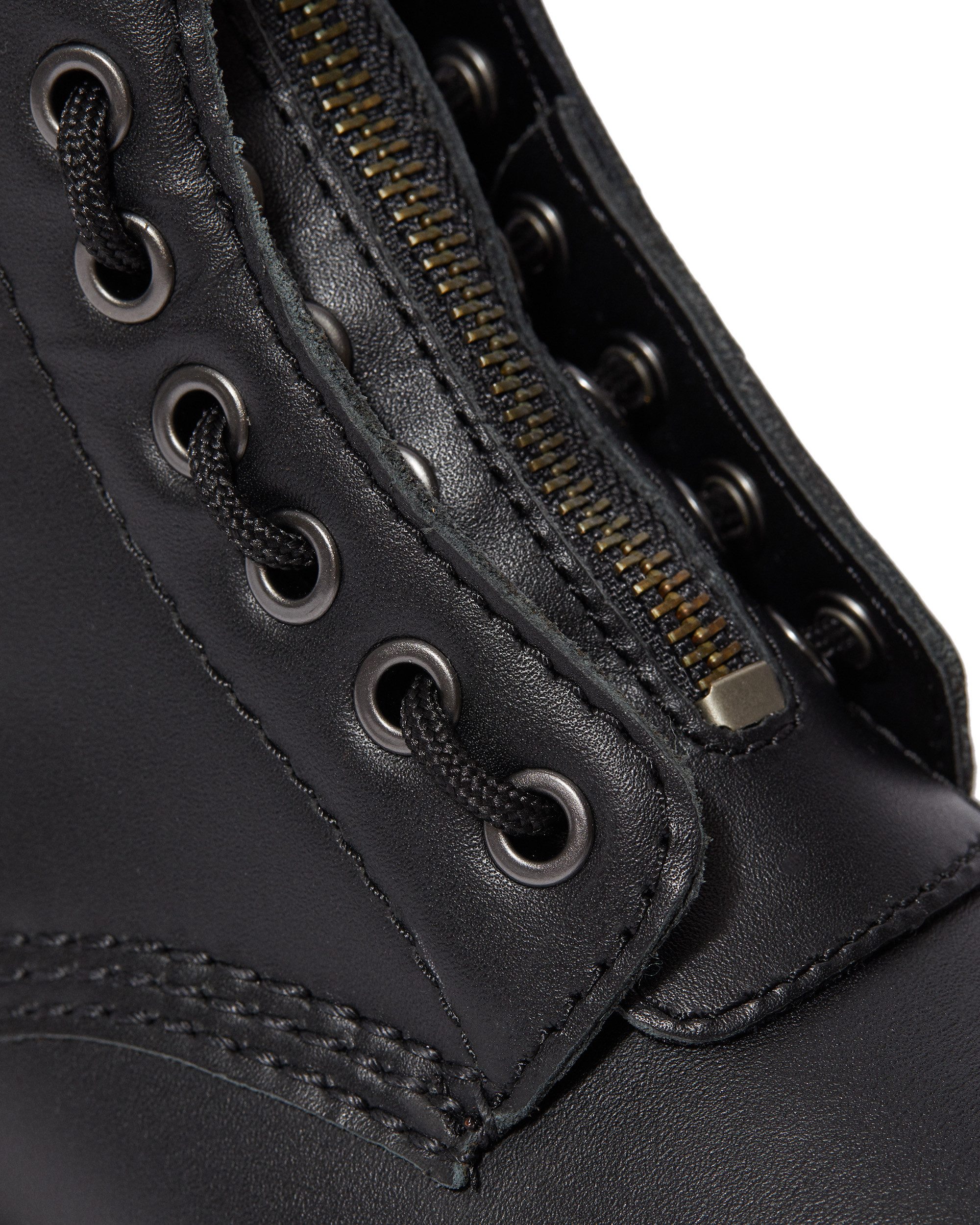 DR. MARTENS 1461 Pascal 8 Eye Boot Schlupfboots Festivalboots, Schlupfboots mit Vorder-Reißverschluss