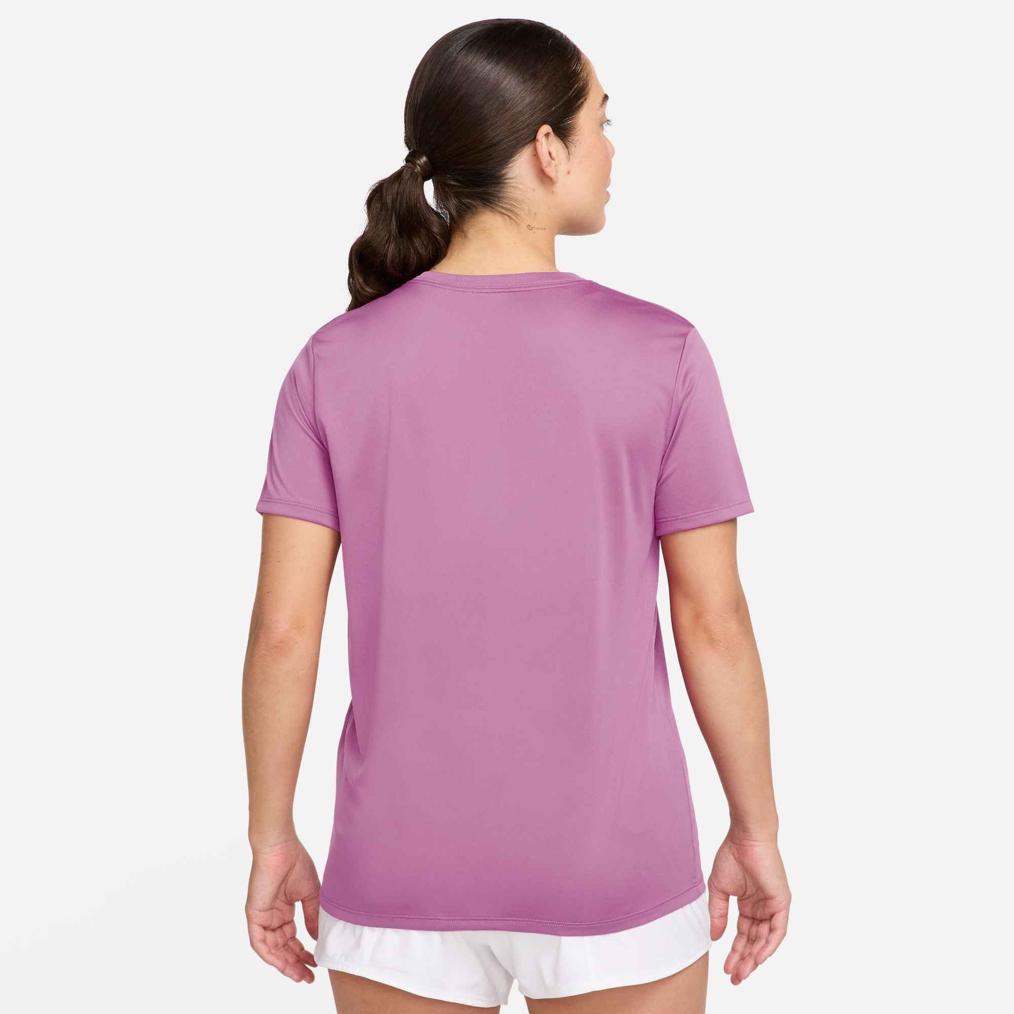 Nike T-Shirt W NK DF TEE RLGND HBR mit Rundhalsausschnitt, Kurzarm-Design, aus Jersey-Material