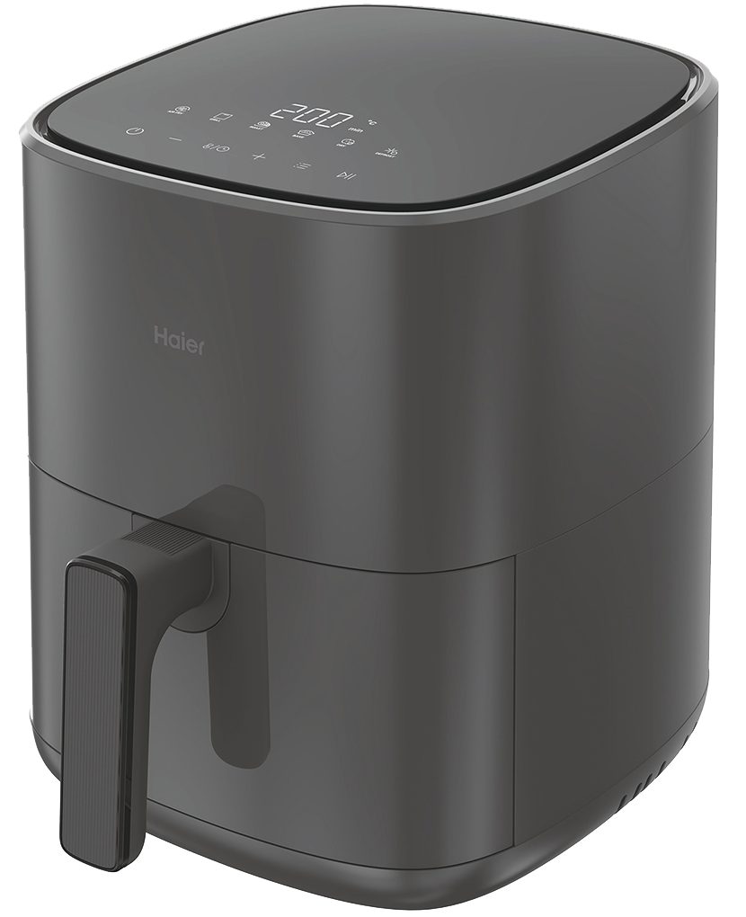 Haier Heißluftfritteuse HAF5P 011, 1500,00 W, 1500 W, bis zu 4 Portionen, 6 Kochfunktionen, 80°-200°C