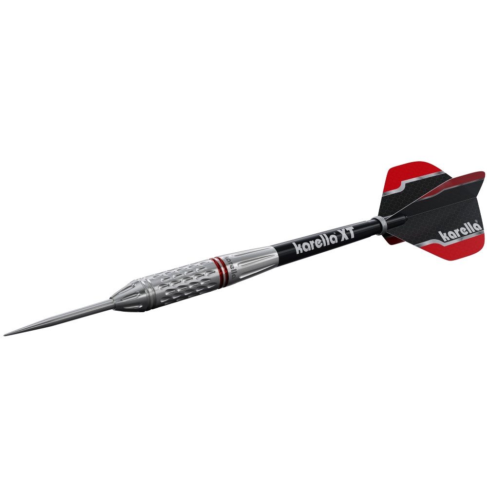 Dartpfeil Karella Commander Steeldart 21g, 90% Tungsten, silber.