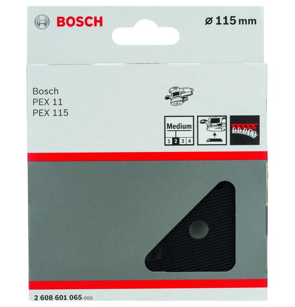 BOSCH Exzenterschleifer Bosch Schleifteller mittel für PEX 115 AE 115 mm