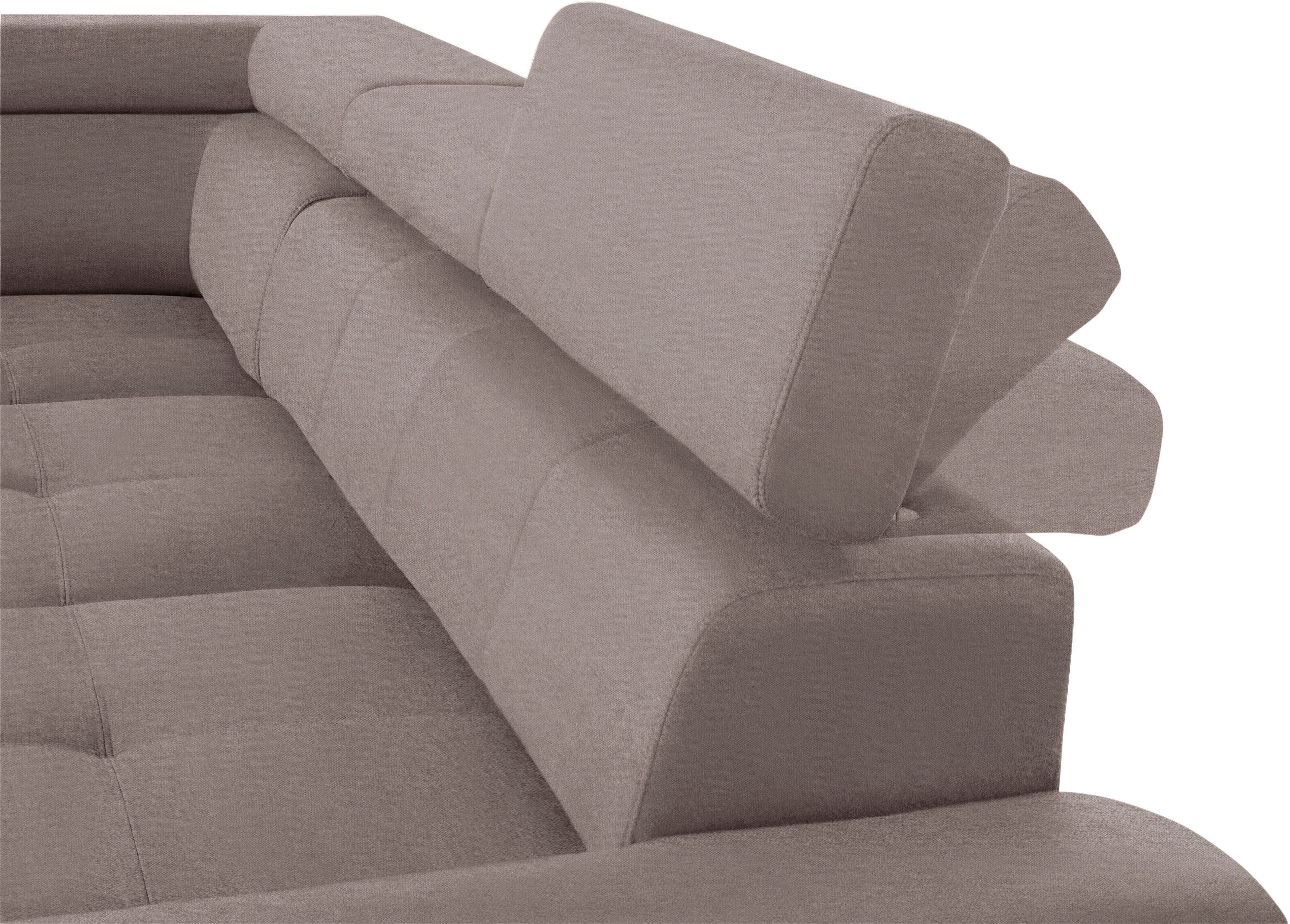 Enya, exxpo Bettkasten Bettfunktion - inklusive sofa Ecksofa wahlweise fashion Kopfteilverstellung, und