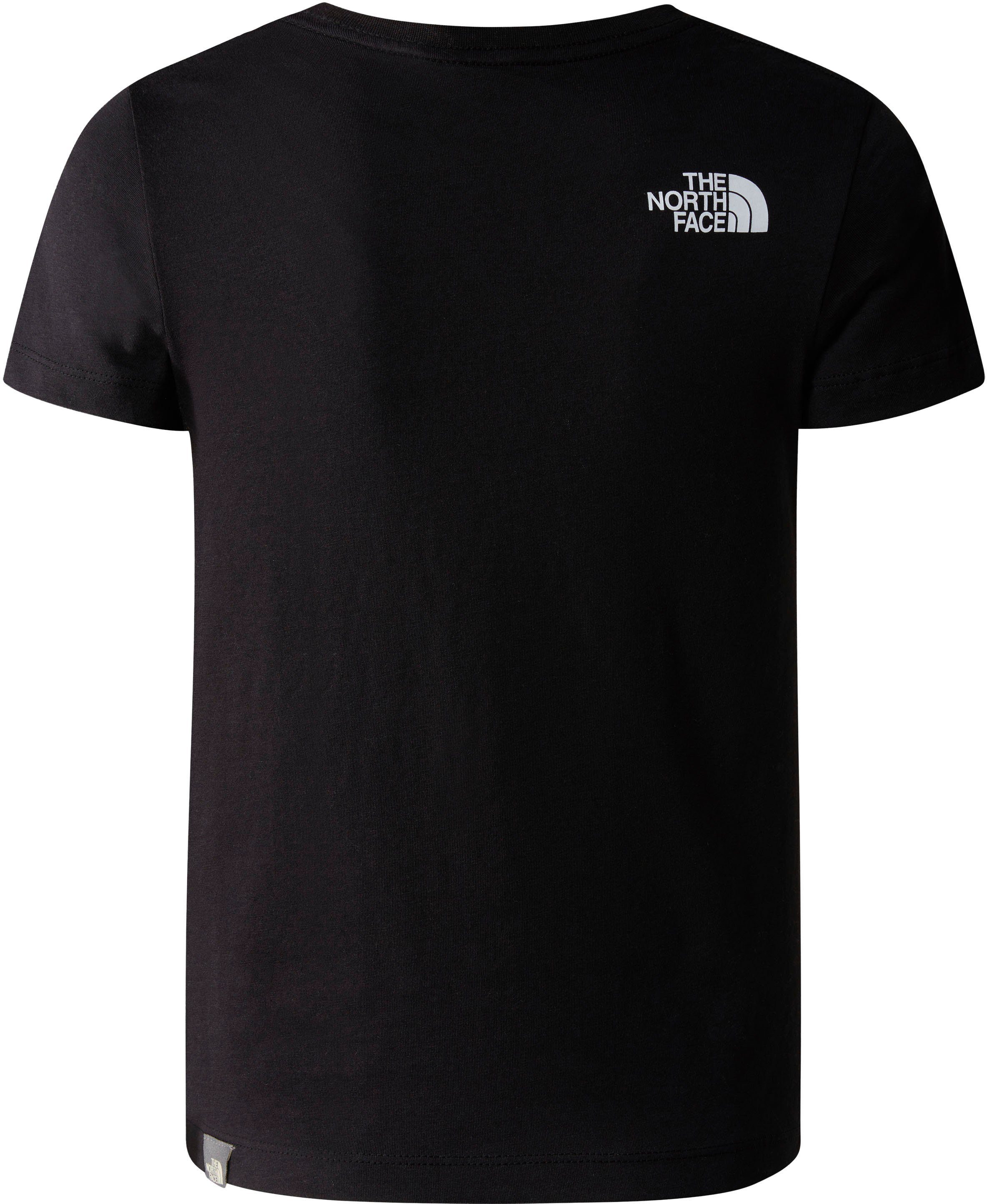 The North Face tnf EASY T-Shirt TEE - black-tn Kinder für