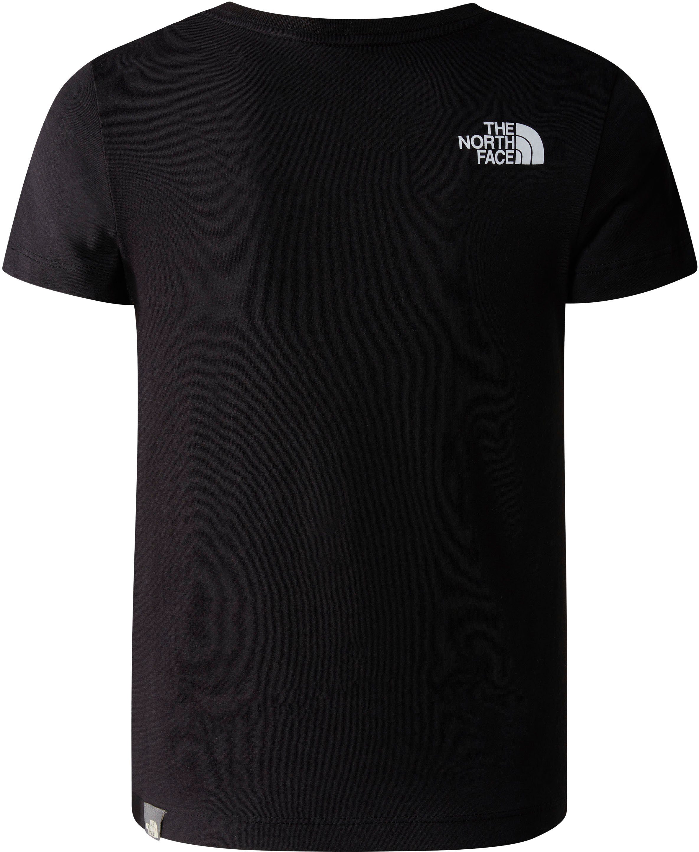 The North Face EASY Kinder für TEE black-tn T-Shirt tnf 