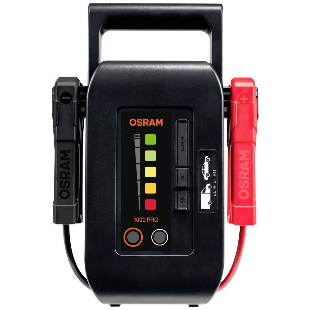 Osram Lithium-Ionen-Kobalt-Starthilfe Energiestation, USB-Steckdose 2x