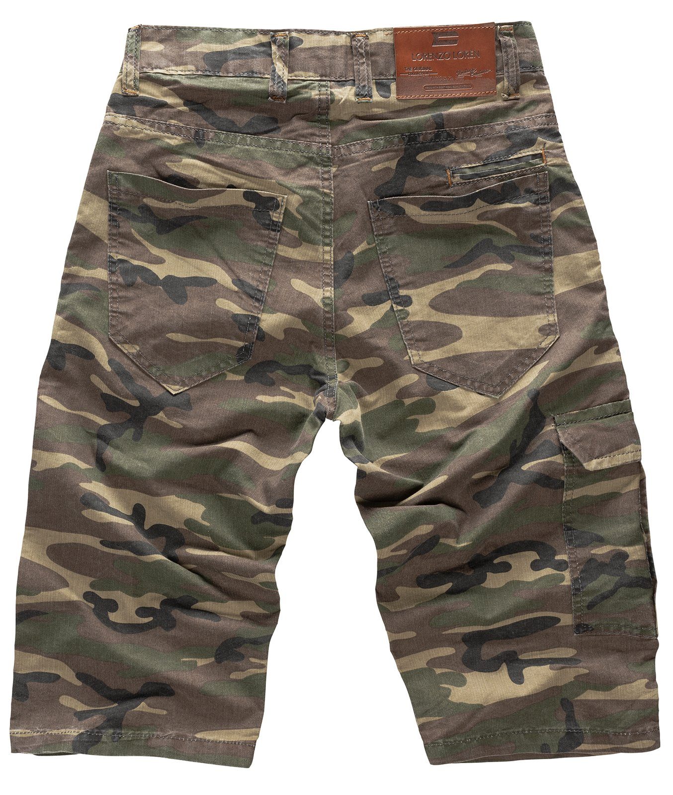 Lorenzo Loren Cargoshorts Herren Shorts Cargoshorts Camouflage LL-390 günstig online kaufen