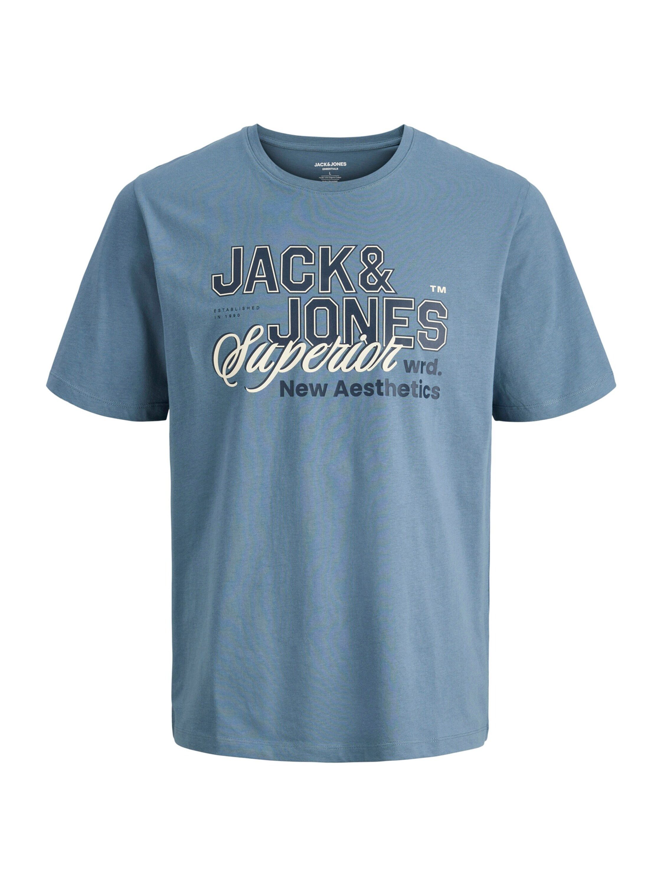 Jack & Jones PlusSize T-Shirt JJElogo (1-tlg) Plain/ohne Details