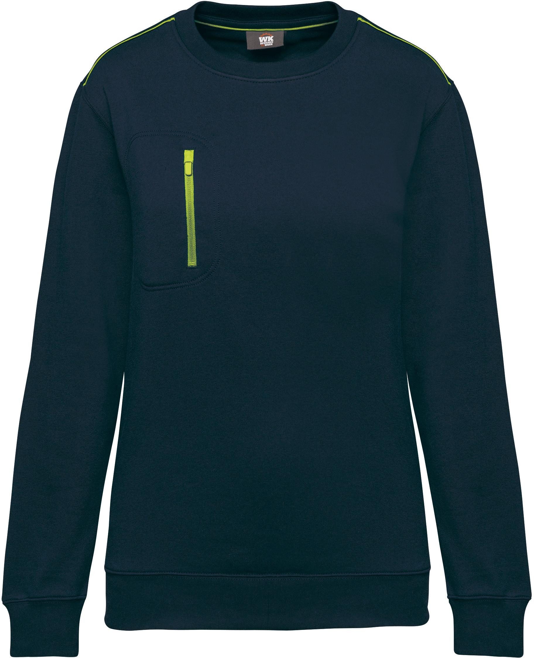 Sweatshirt Day To Day Unisex-Sweatshirt mit kontrastfarbener zip Tasche