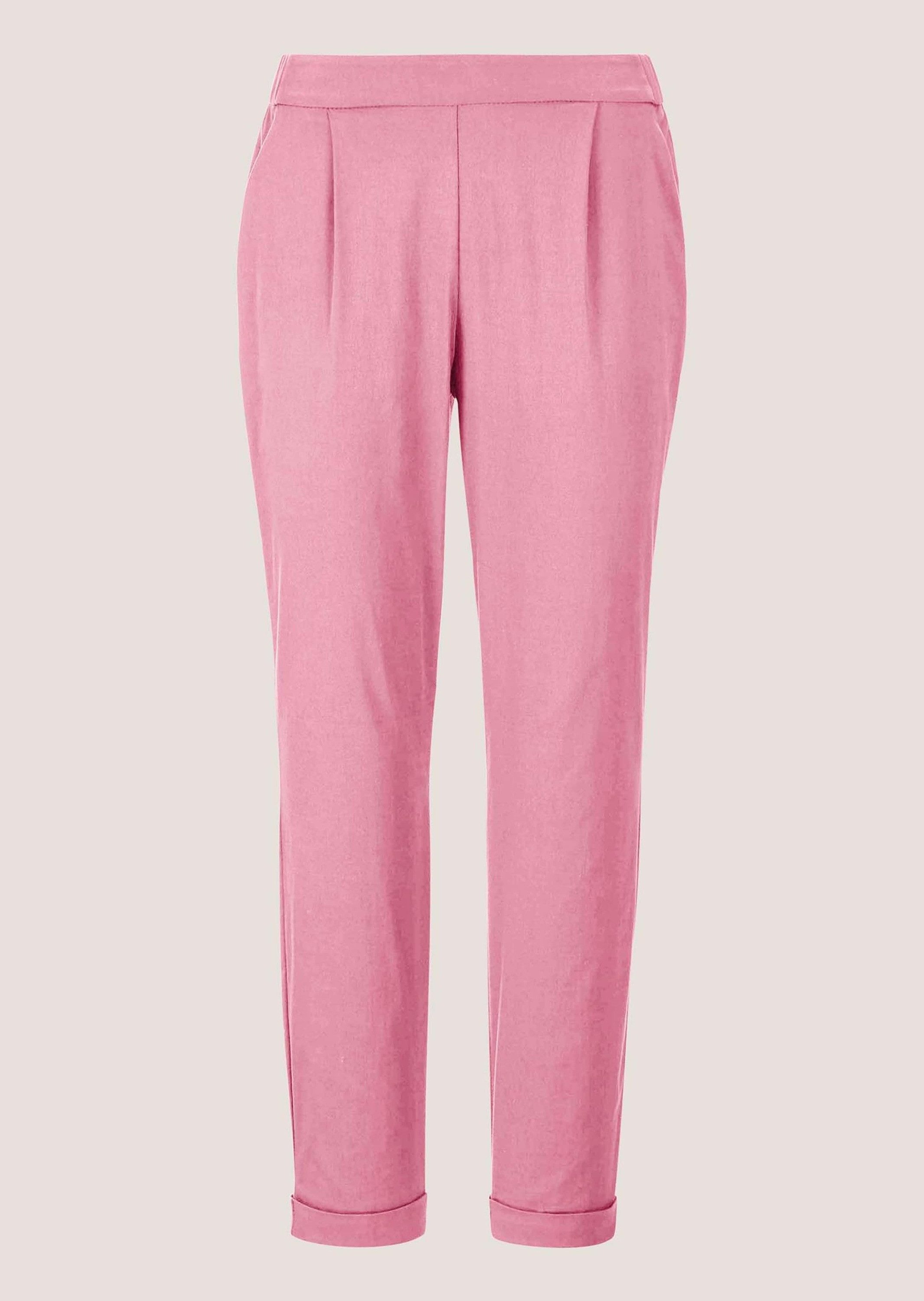 MADELEINE 7/8-Hose Kurzgröße: Bequeme Hose zum Schlüpfen Unifarbenes Design, ohne Verschluss, moderner Look