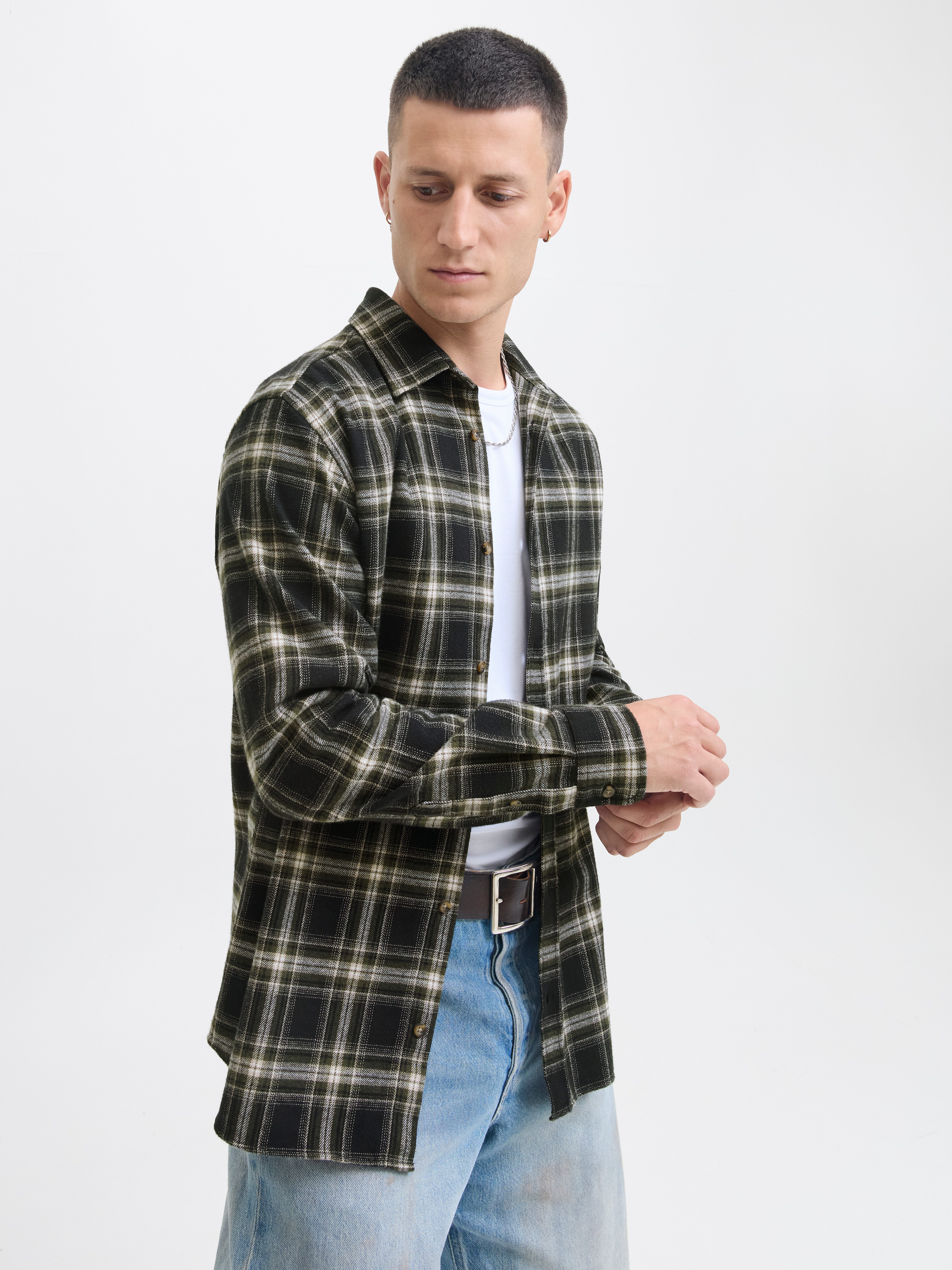 Jack & Jones Langarmhemd JJJOSHUA CHECK SHIRT LS günstig online kaufen