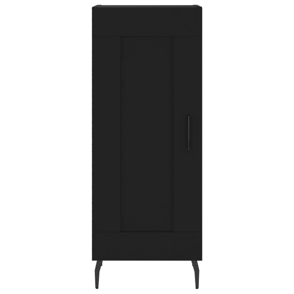 Holzwerksto cm vidaXL Regal Schrank Kleiderschrank Highboard 34,5x34x180 Schwarz Hochschrank