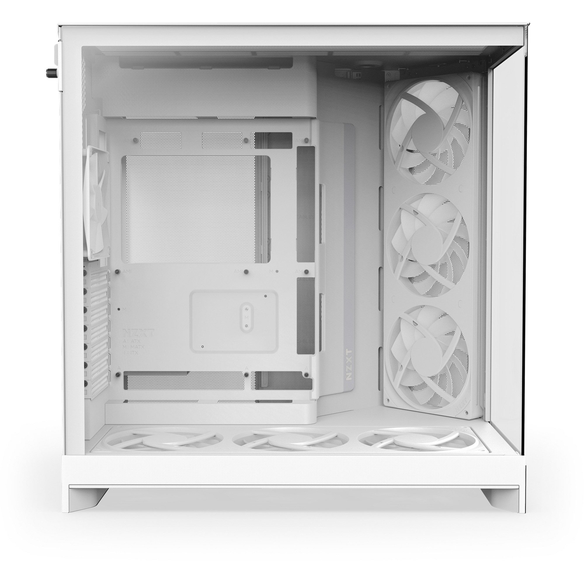 NZXT PC-Gehäuse NZXT H9 Flow RGB+, Tower-Gehäuse, (Temperd Glass