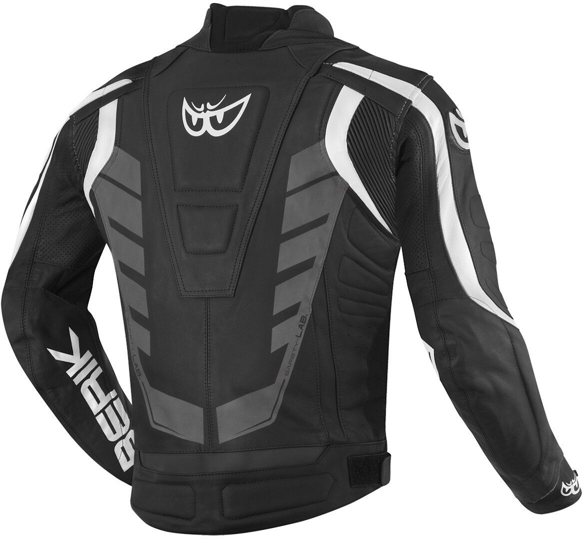 Berik Motorradjacke Zakura Motorrad Lederjacke herausnehmbares Innenfutter