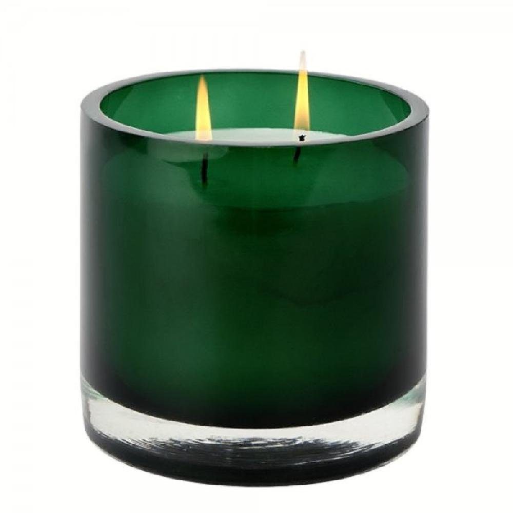 Duftkerze LAMBERT Duftkerze Elina Glas Grün «Vanilla» (12cm)