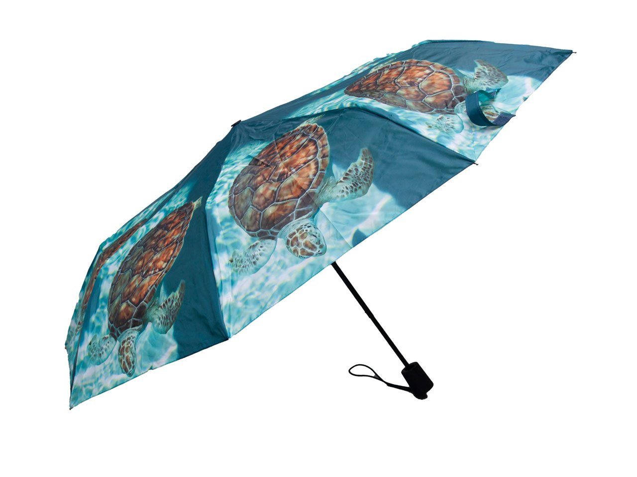 Cornelißen Taschenregenschirm Regenschirm - Meeresschildkröte - Ø 95cm | Taschenschirme