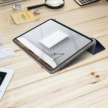 Macally Tablet-Hülle Schutzhülle und Ständer für Apple iPad Pro 12,9" 2018, für Apple iPad Pro 12,9" 2018, Befestigung für Apple Pencil, Stand