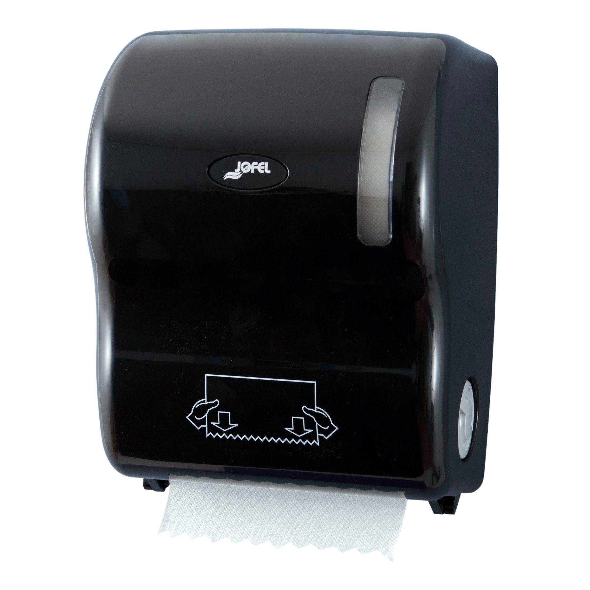 SANISMART Papierhandtuch Universal Handtuchrollen-Spender für Autocutrollen Schwarz